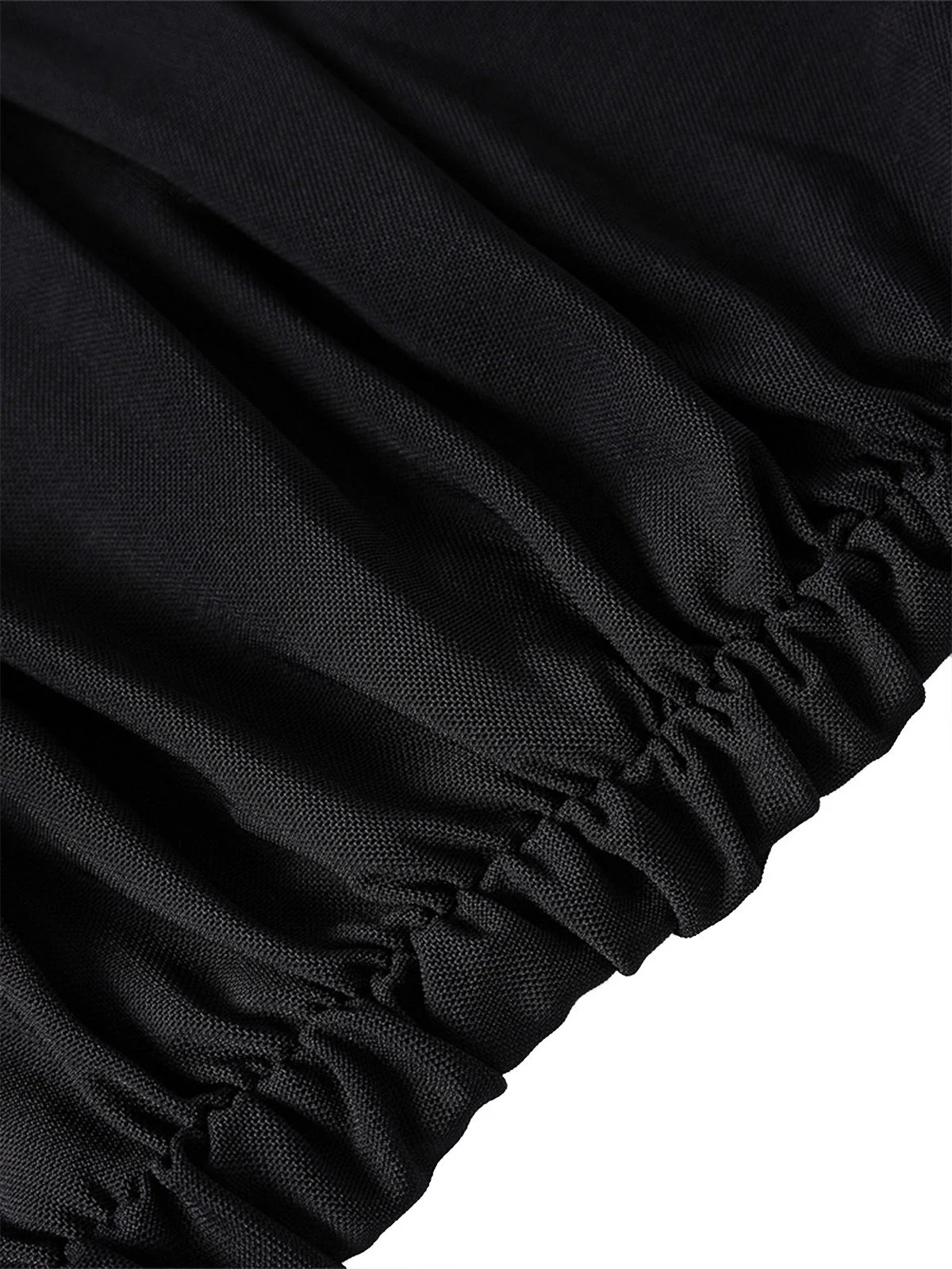 1930s Solid Off-Shoulder Bodycon Maxi Dress - Image 18