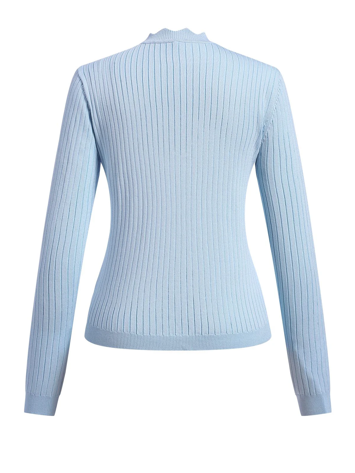 1930s V-Neck Ruffles Long Sleeve Sweater Coat - Image 9