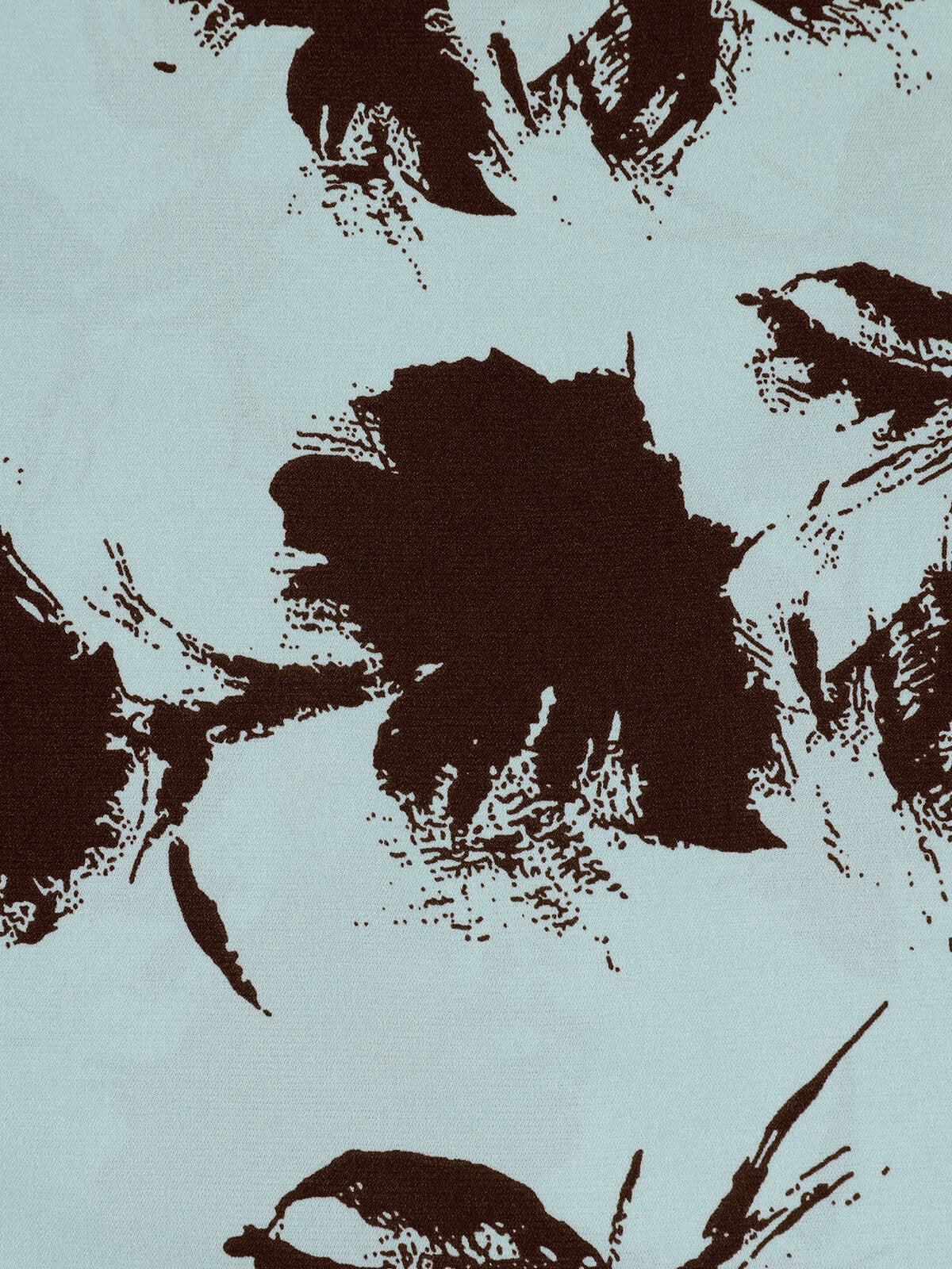 1940s Blue Floral Dress With Bow Belt - Image 7