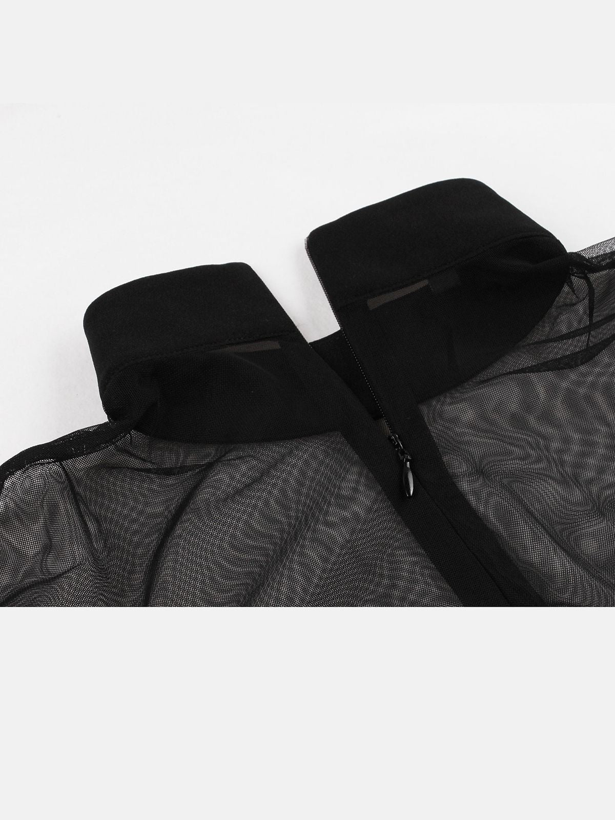 1950s Angel Sleeve Solid Swing Dress - Image 7