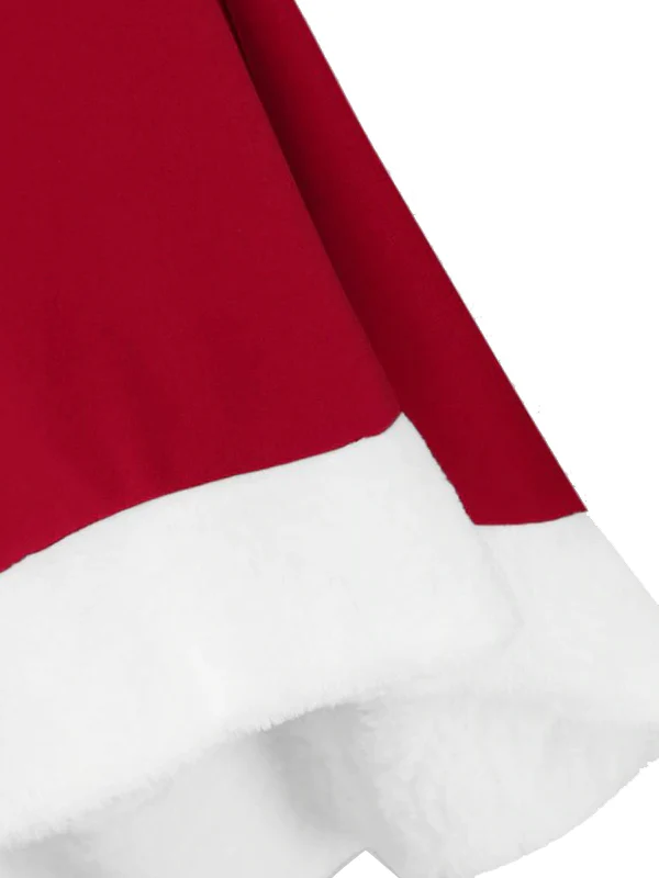 1950s Bowknot Collar Swing Dress - Image 8