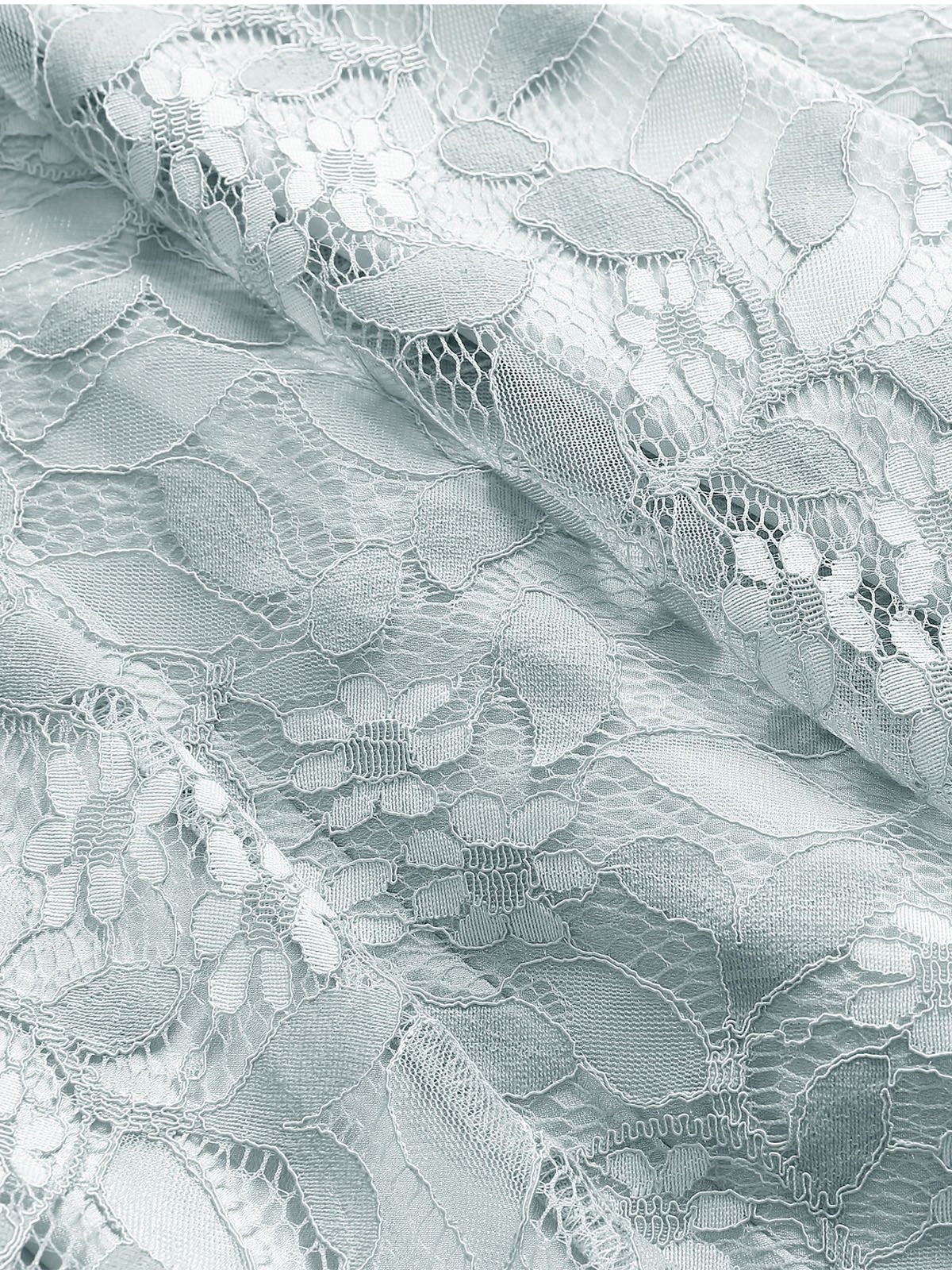 1950s Floral Lace Swing Dress - Image 6