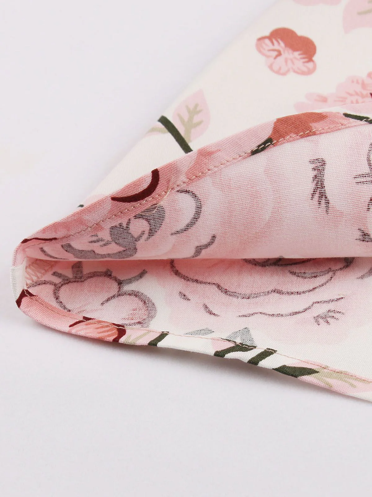 1950s Floral Patchwork Swing Dress - Image 12