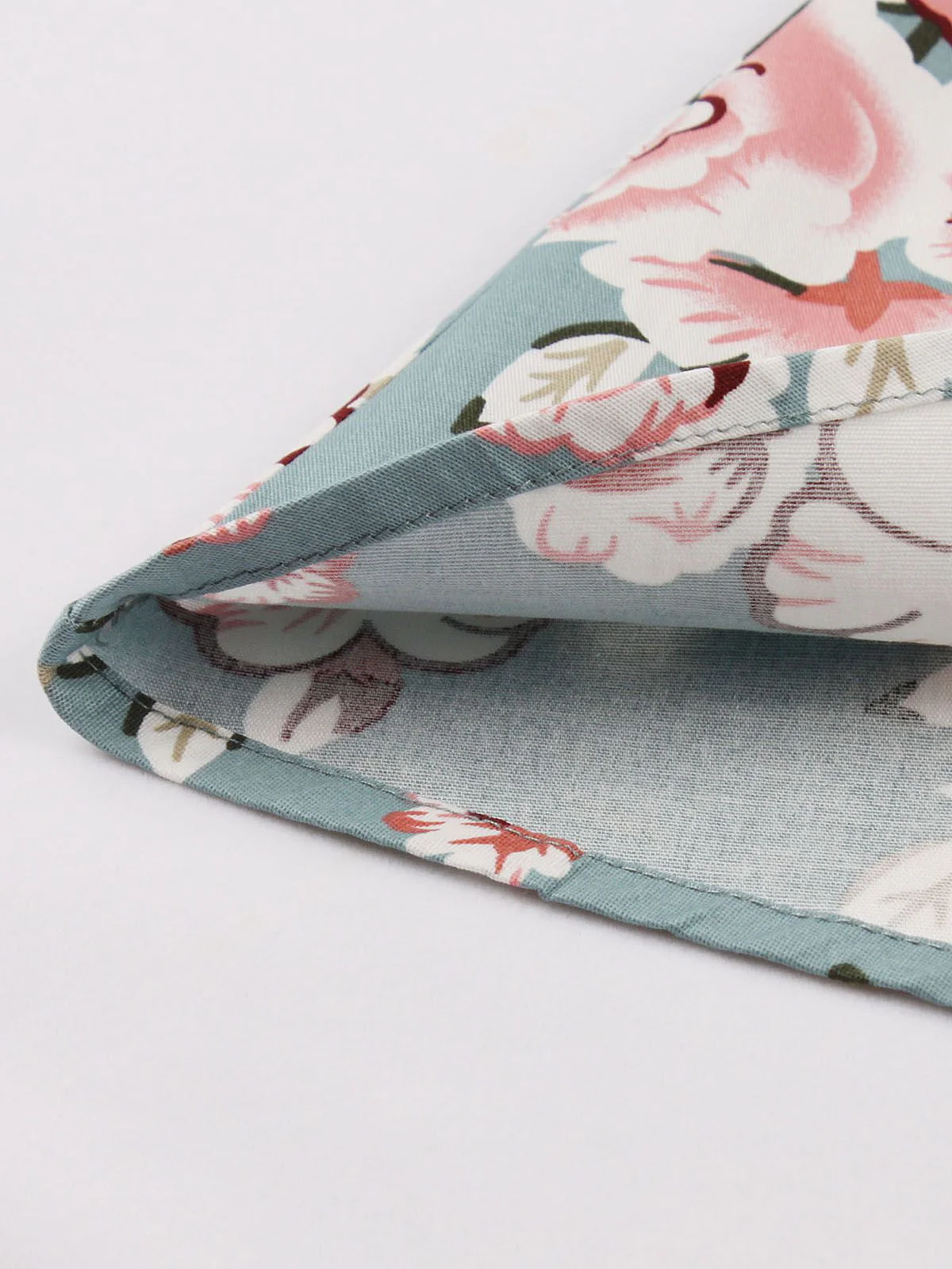 1950s Floral Patchwork Swing Dress - Image 6