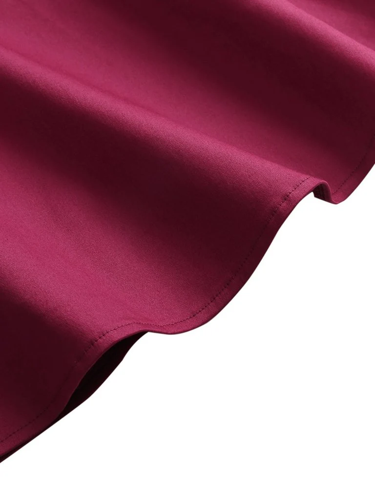 1950s Off Shoulder Swing Dress - Image 10