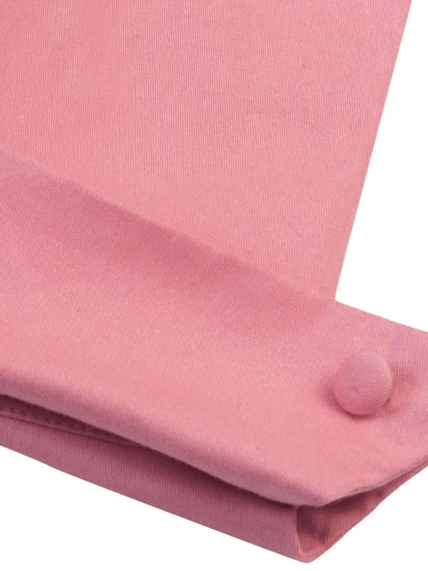 1950s Polka Dot Patchwork Dress - Image 4