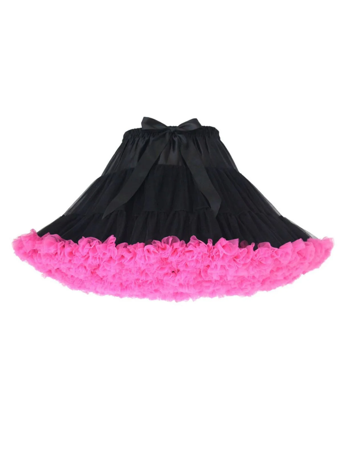 1950s Solid Halloween Mesh Underskirt Petticoat - Image 3