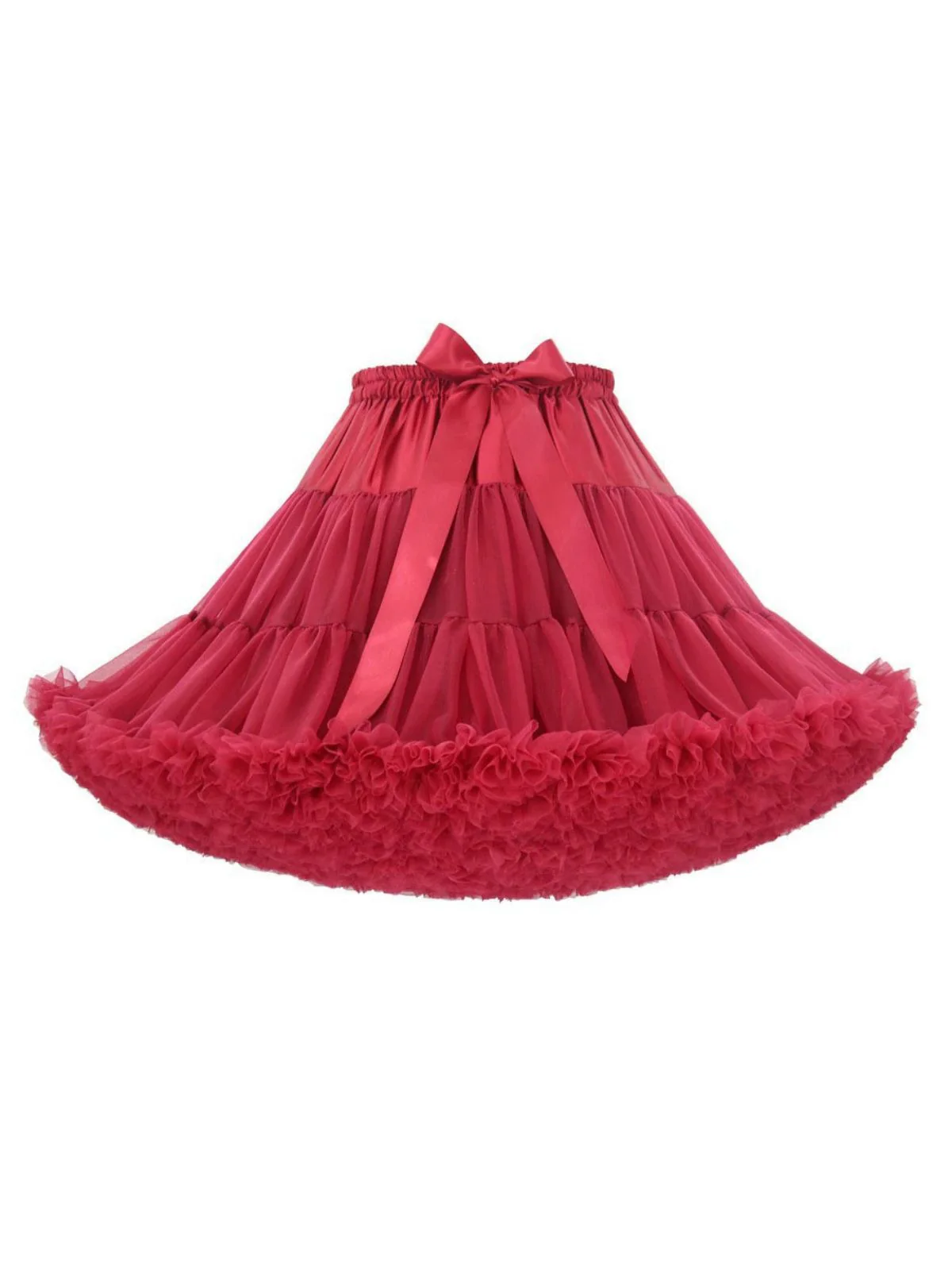 1950s Solid Halloween Mesh Underskirt Petticoat - Image 7