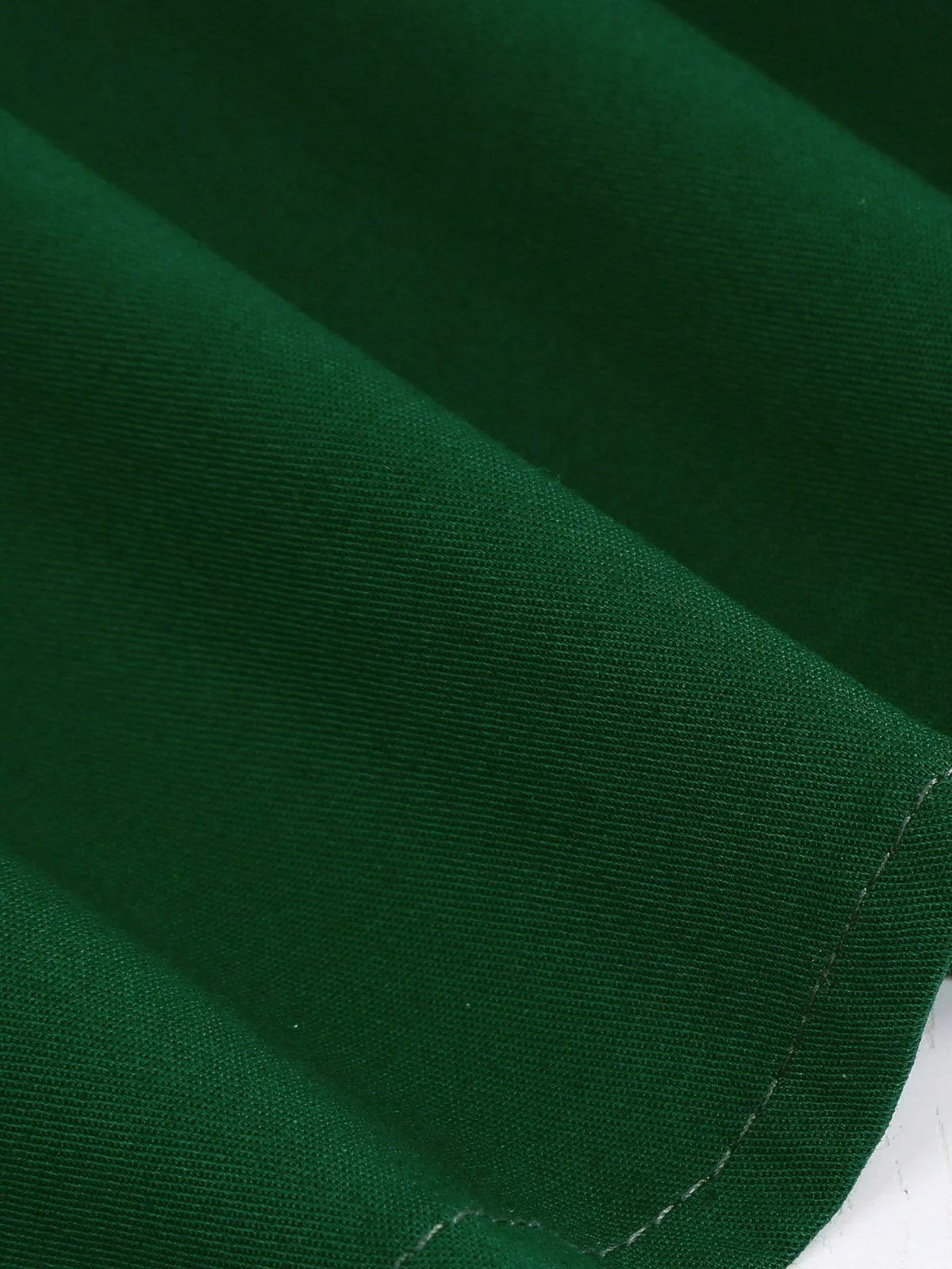 1950s Solid Sweetheart Fold Swing Dress - Image 17