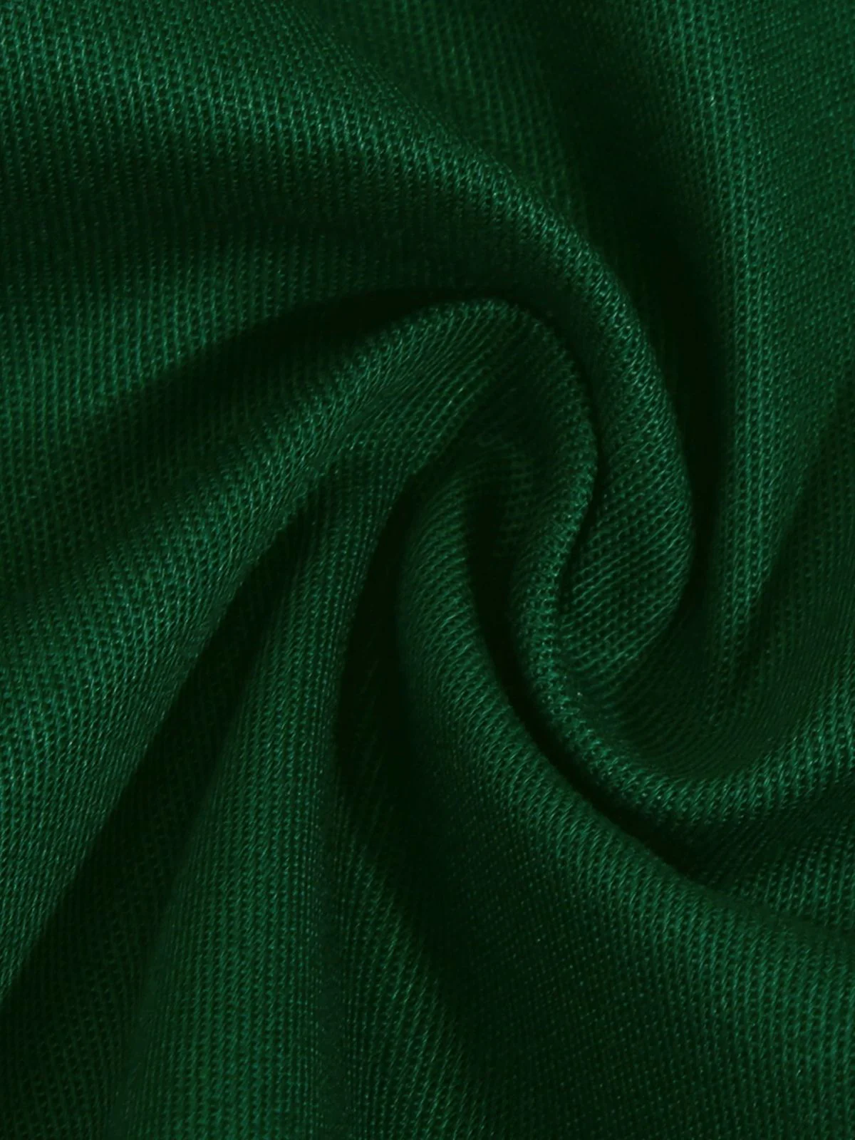 1950s Solid Sweetheart Fold Swing Dress - Image 12