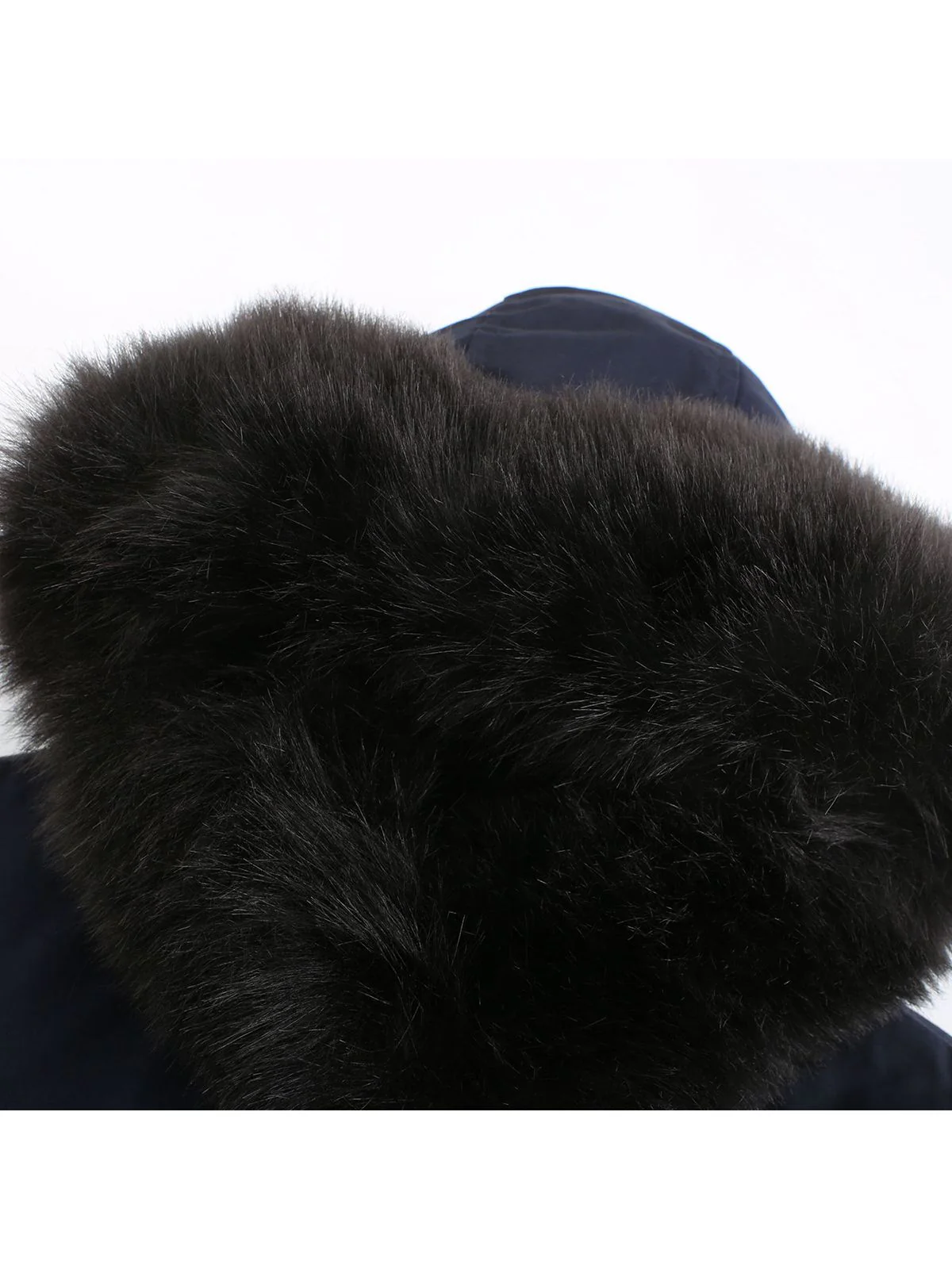 1950s Solid Zipper Fur Trimmed Coat - Image 10