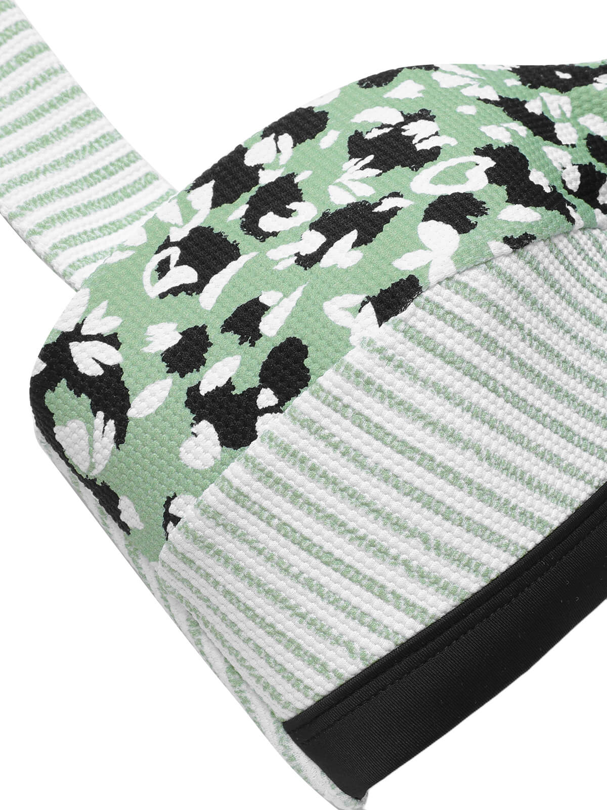 1950s Striped Patchwork Halter Swimsuit - Image 15