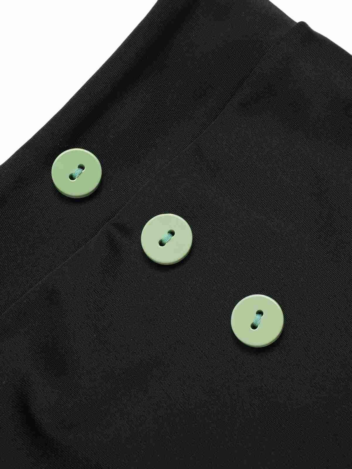 1950s Striped Patchwork Halter Swimsuit - Image 16