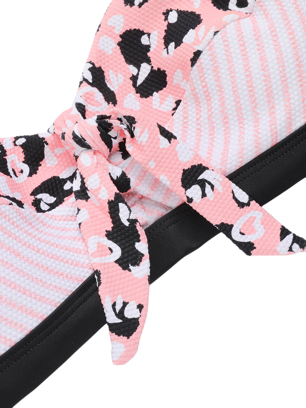 1950s Striped Patchwork Halter Swimsuit - Image 8