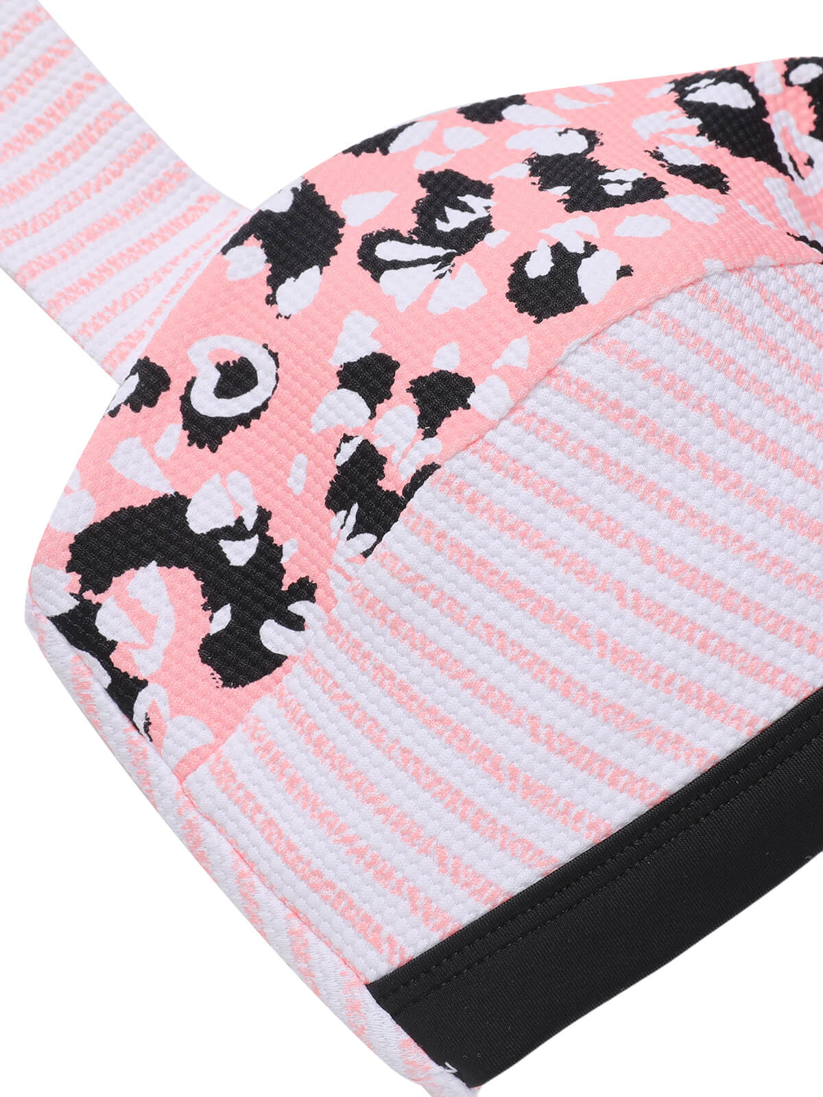 1950s Striped Patchwork Halter Swimsuit - Image 9