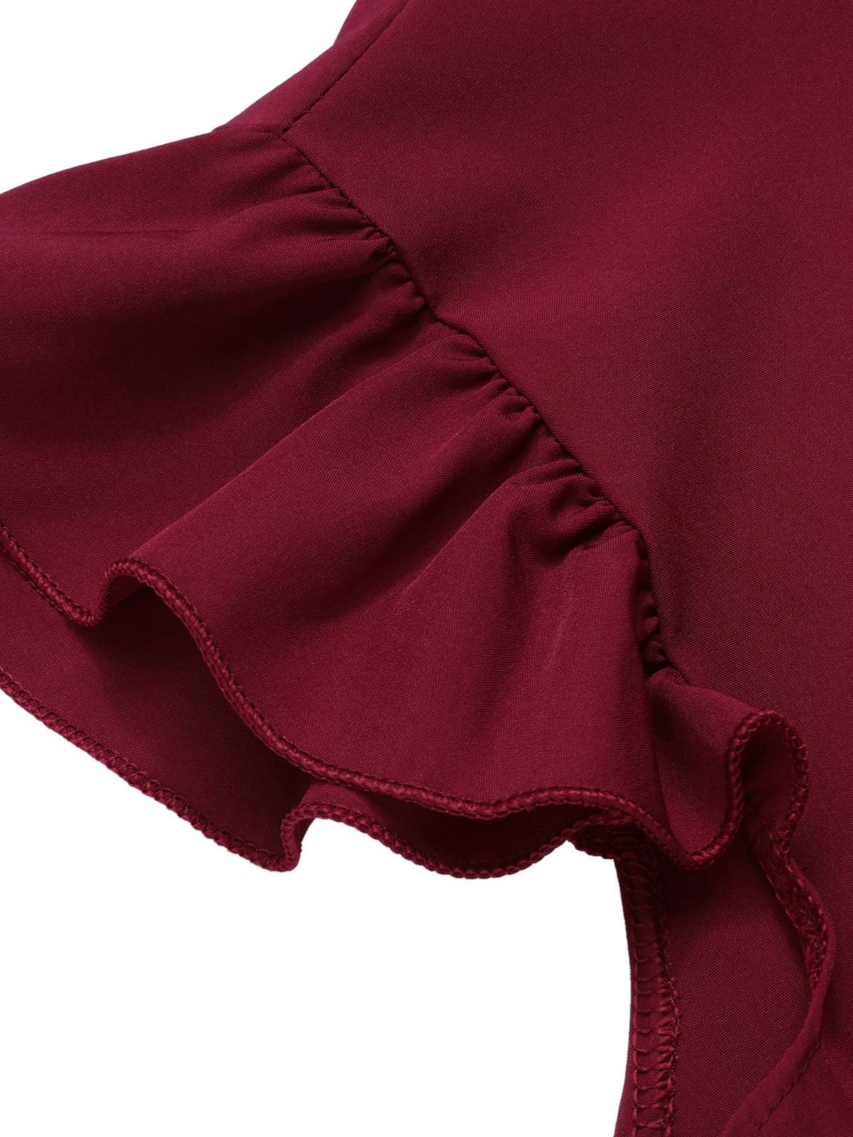 1950s Tie Neck Cap Sleeve Tops - Image 4