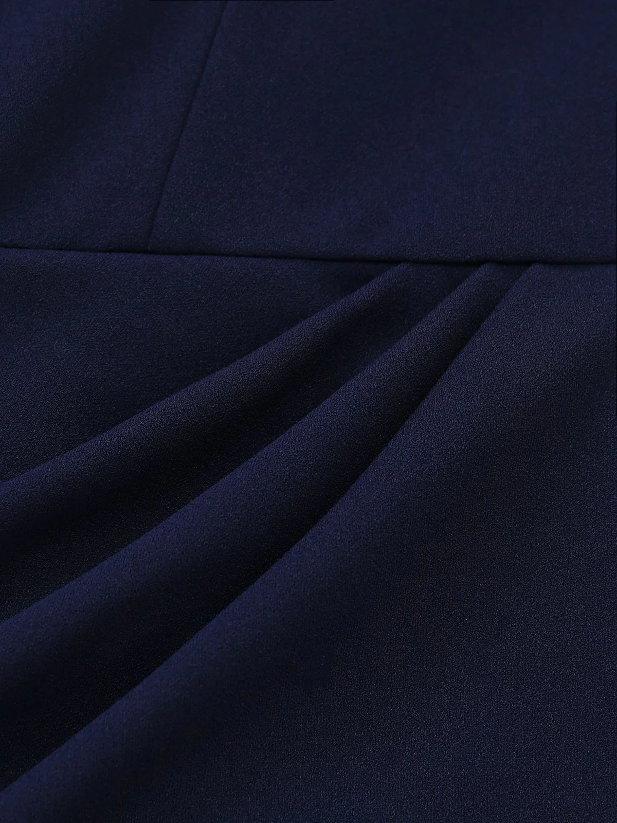 1960s Wrinkle One-Shoulder Surplice Knit Pencil Dress - Image 15