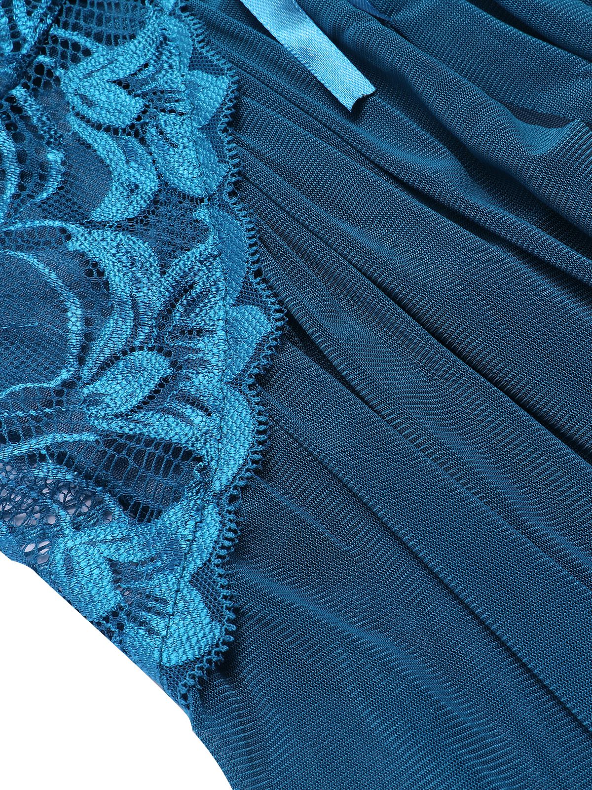 1970s Spaghetti Strap Lace Sheer Sleepwear - Image 22