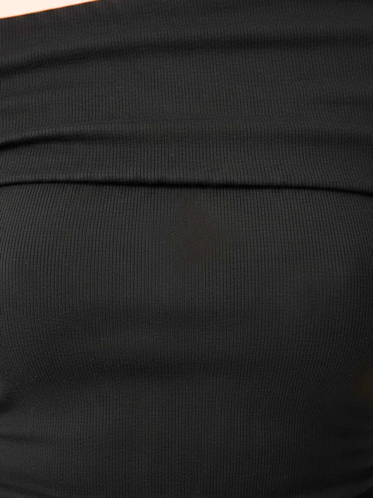 1980s Wrinkle One-Shoulder Long Sleeve Top - Image 9