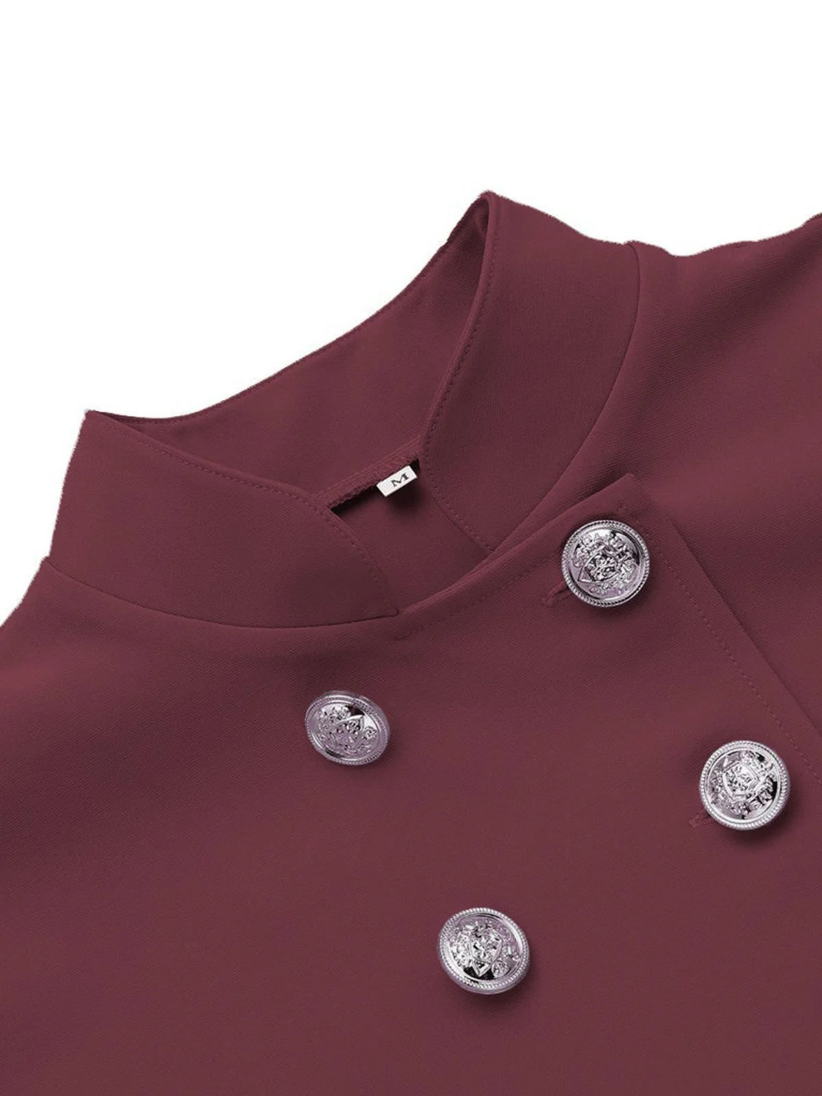 2PCS 1960s Button Work Pencil Dress - Image 6