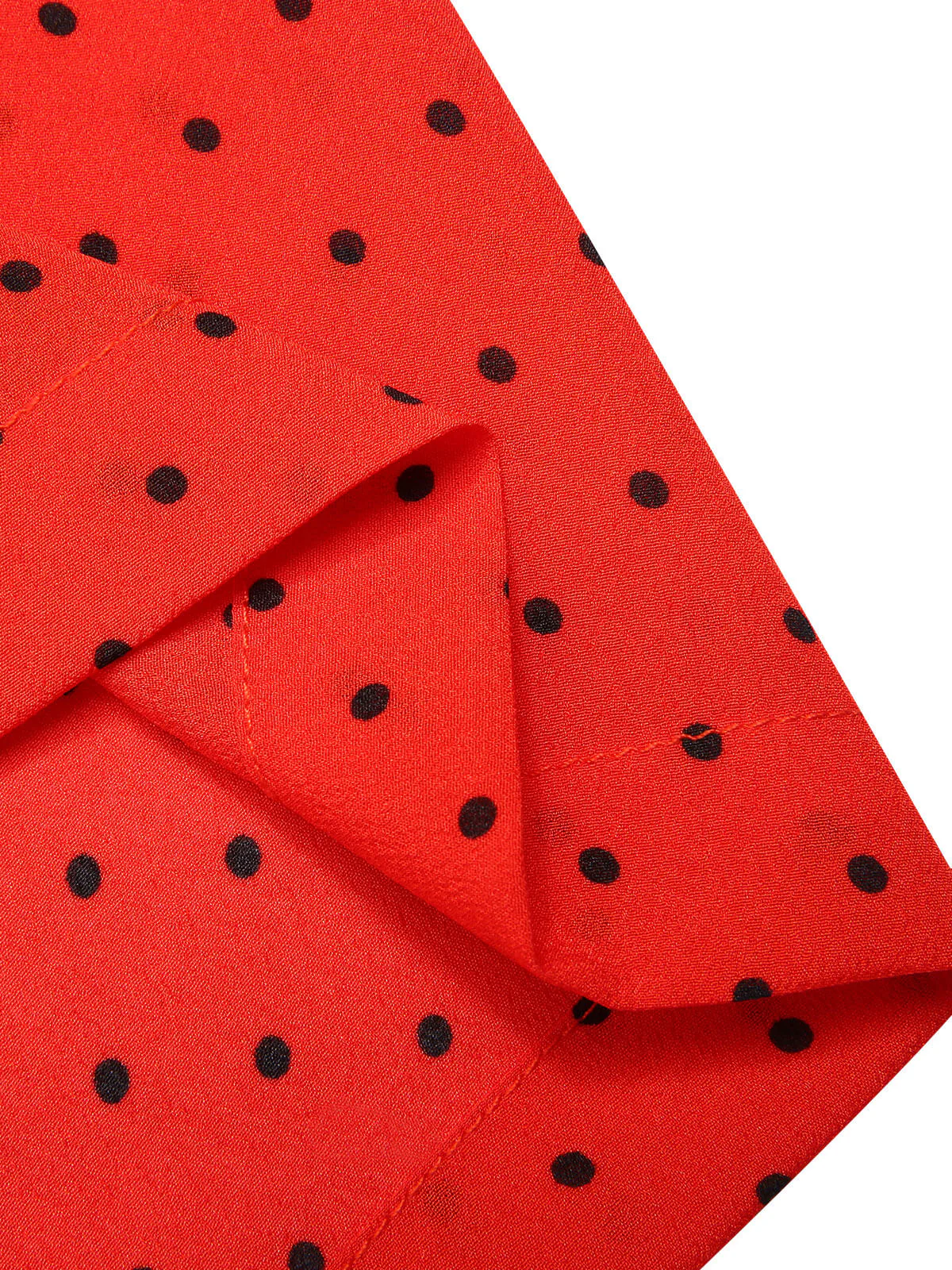 Black & Red 1930s Polka Dot Patchwork Jumpsuit - Image 7