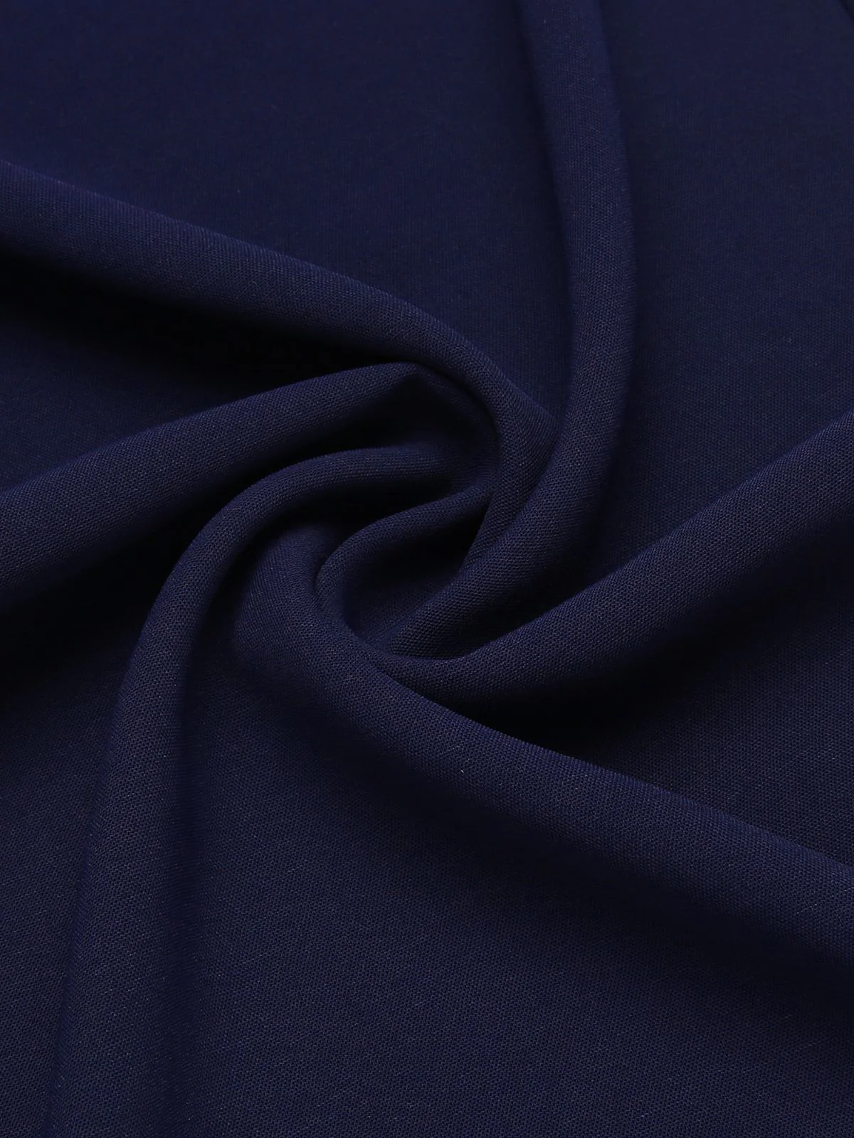 Blue 1930s Halter Patchwork Jumpsuit - Image 8