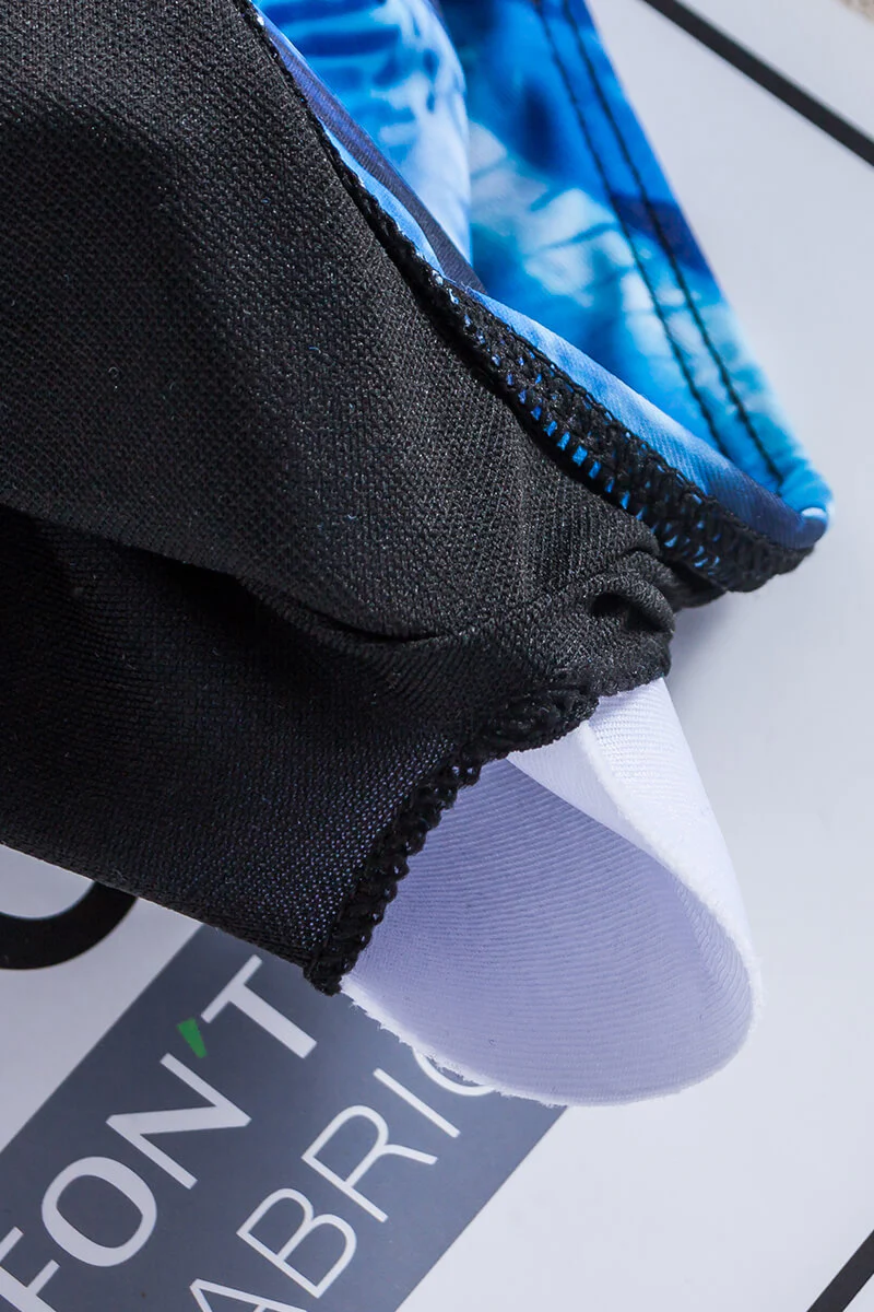 Blue 1950s Ocean Stripes Swimsuit - Image 5