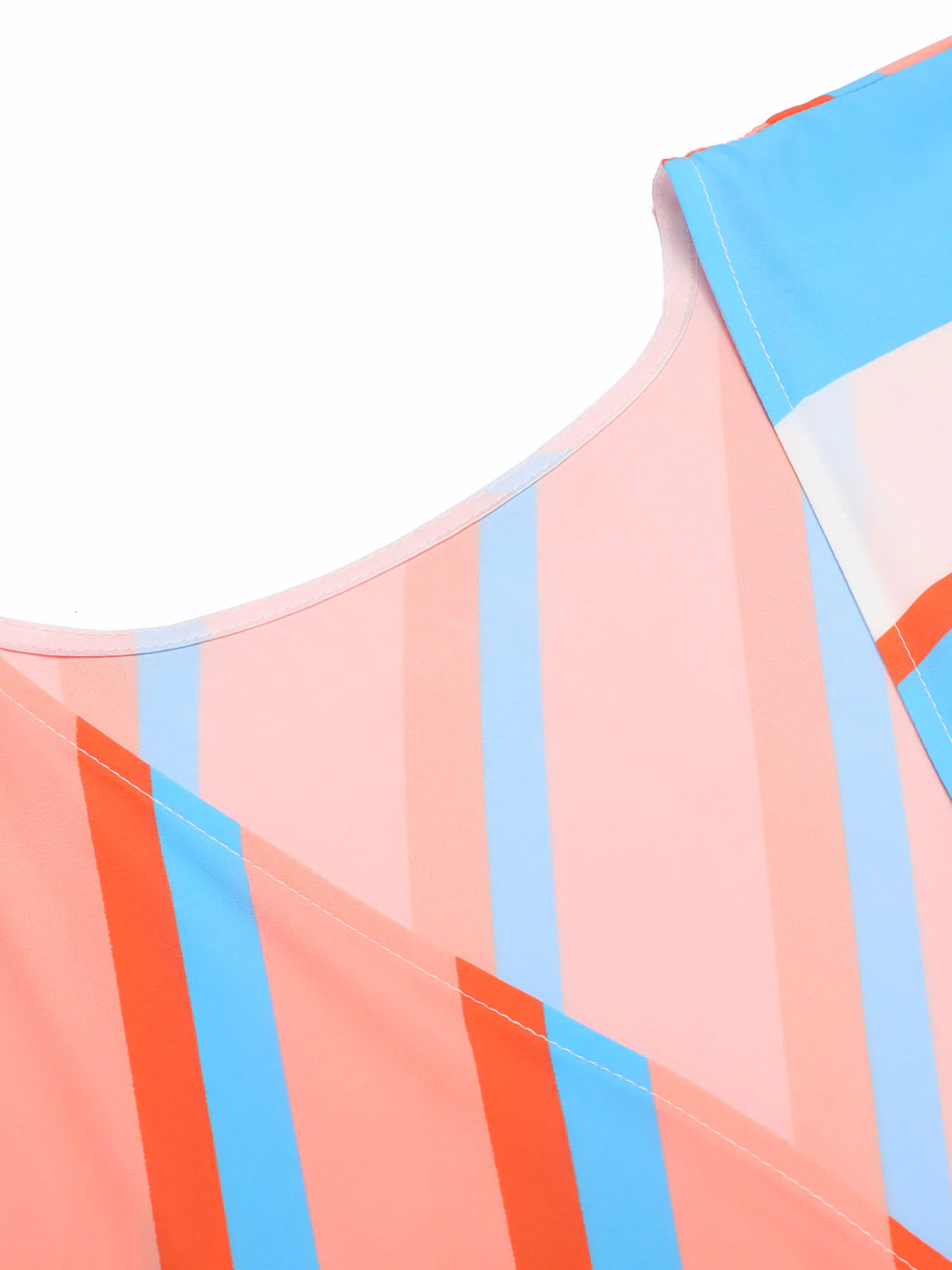 Bohemian Kimono Stripe Lace-Up Cover Up - Image 6