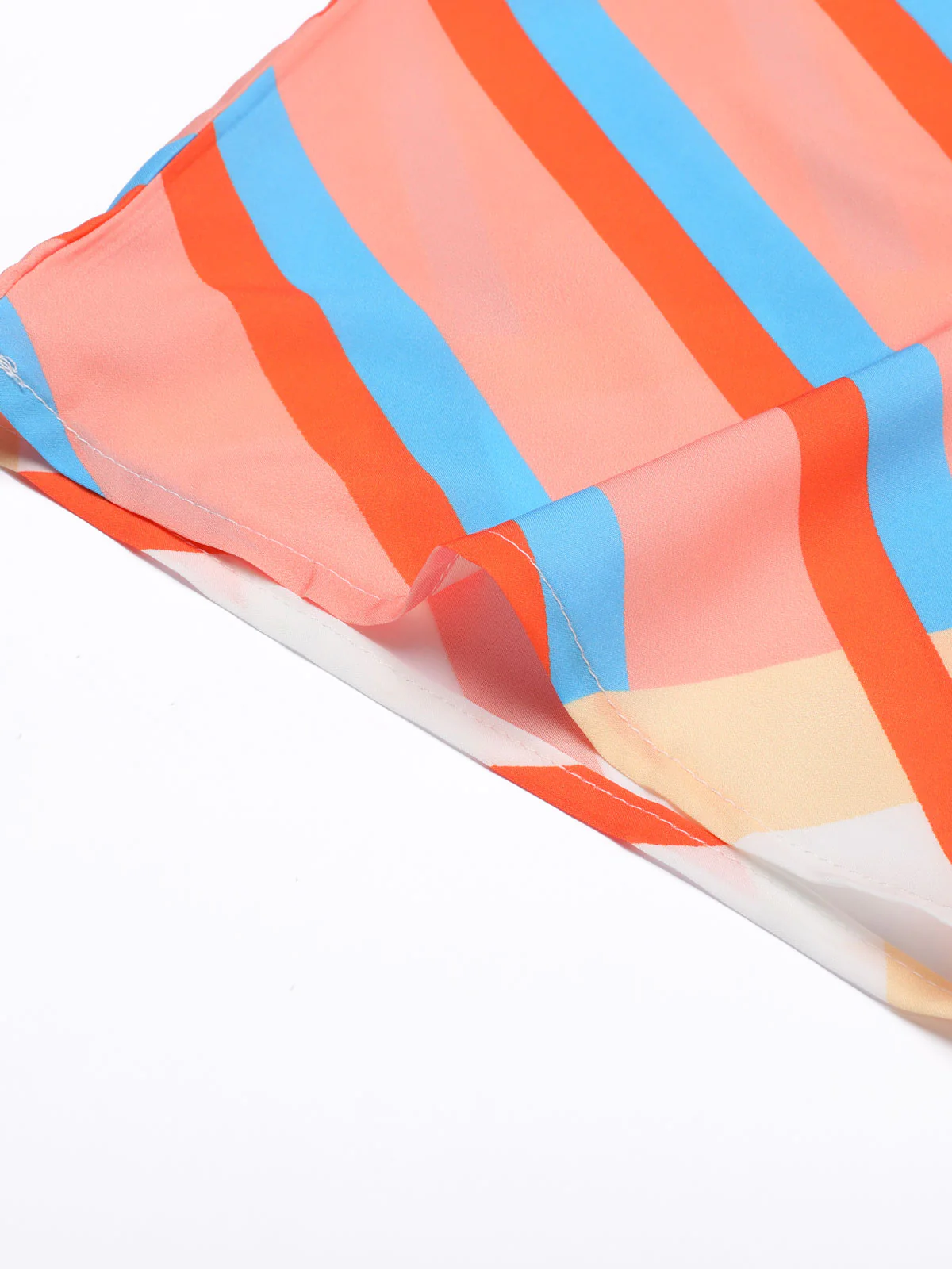 Bohemian Kimono Stripe Lace-Up Cover Up - Image 7