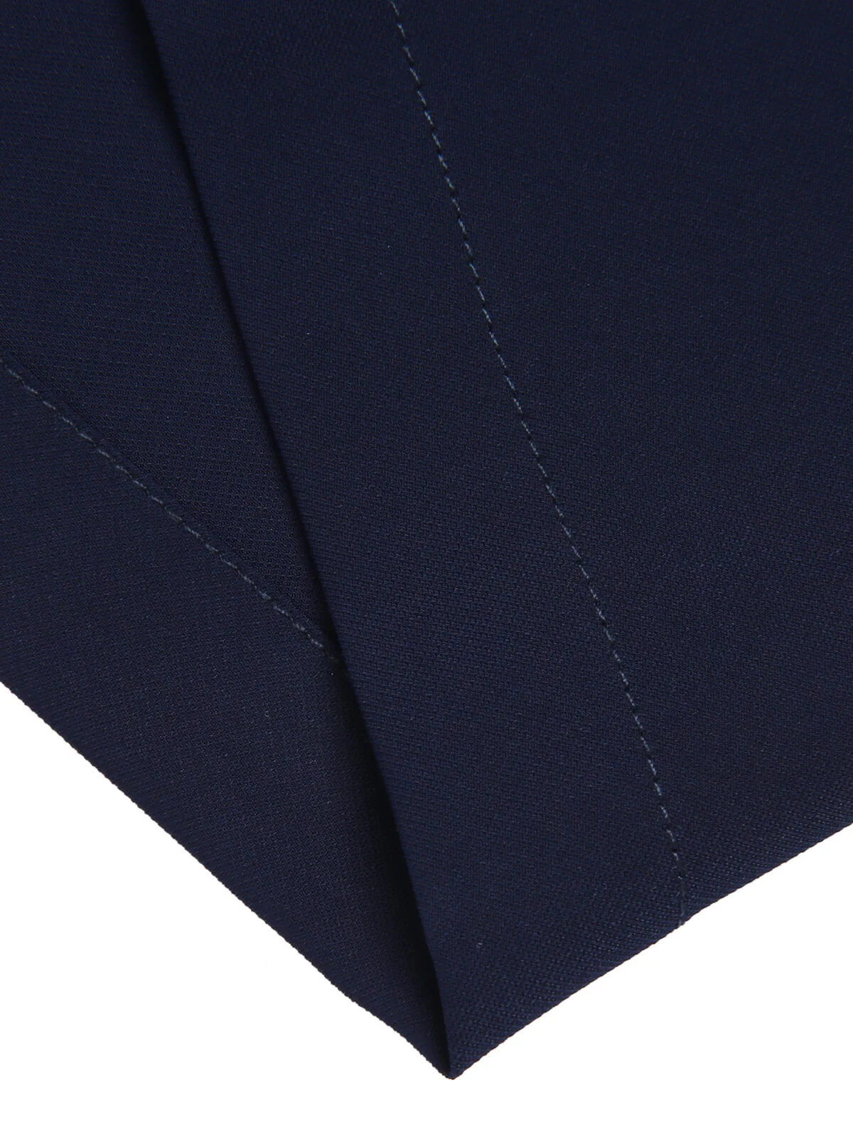 Dark Blue 1950s Solid Button Straight Pants - Image 7