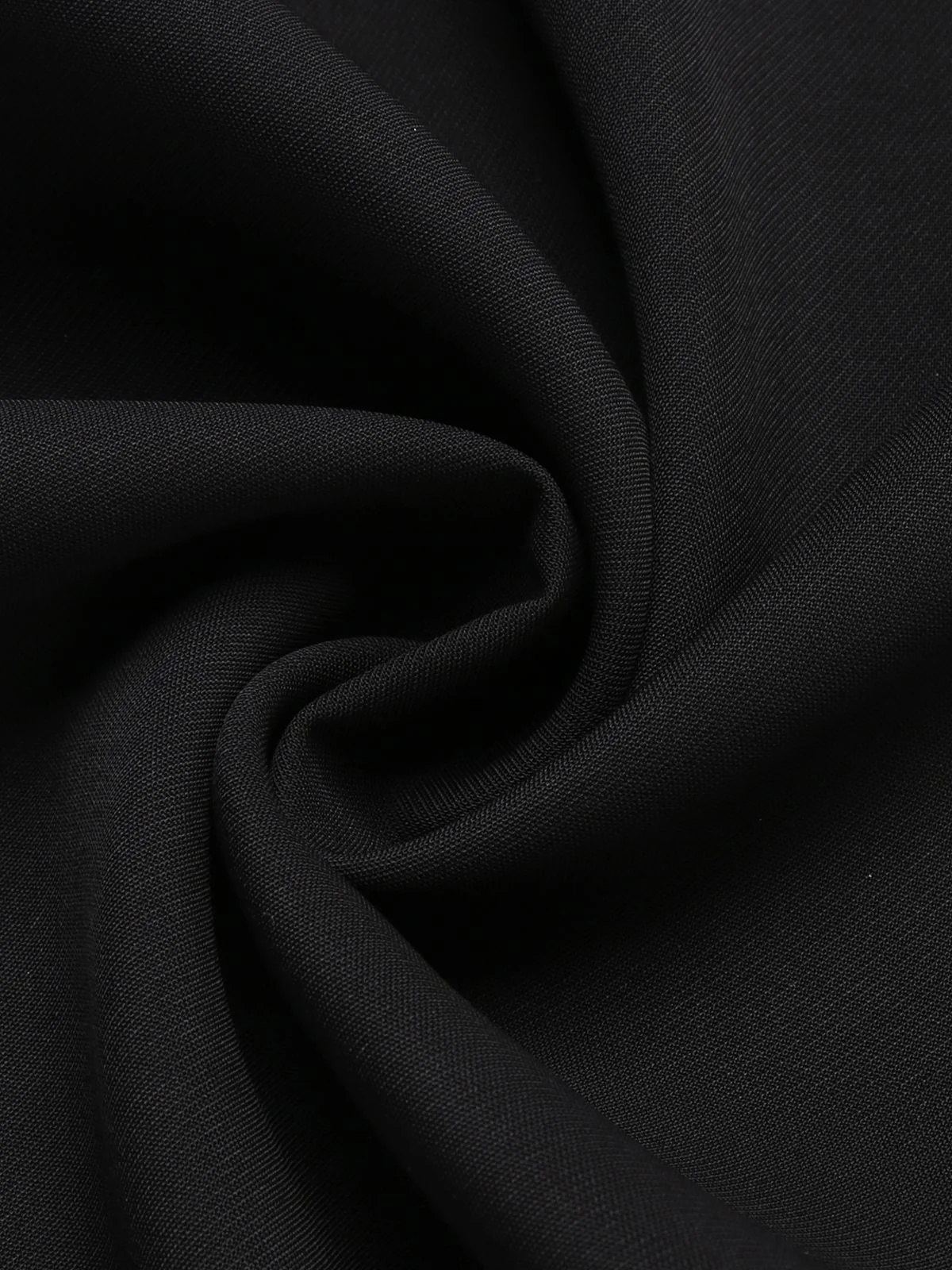 Black 1930s Solid Suspender Pants - Image 6