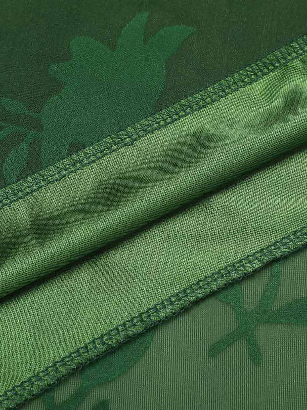 Green 1930s Floral Vintage Dress - Image 8