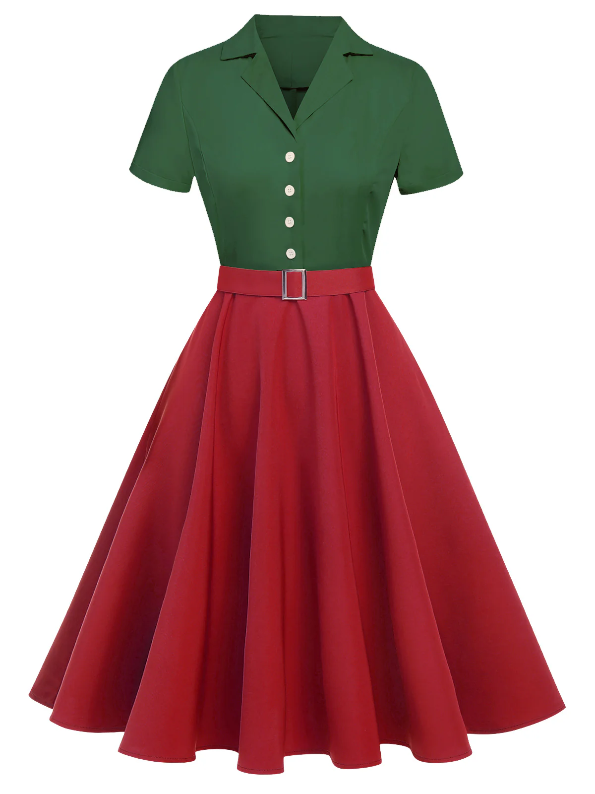Snow White Style Button 1950s Dress - Image 8