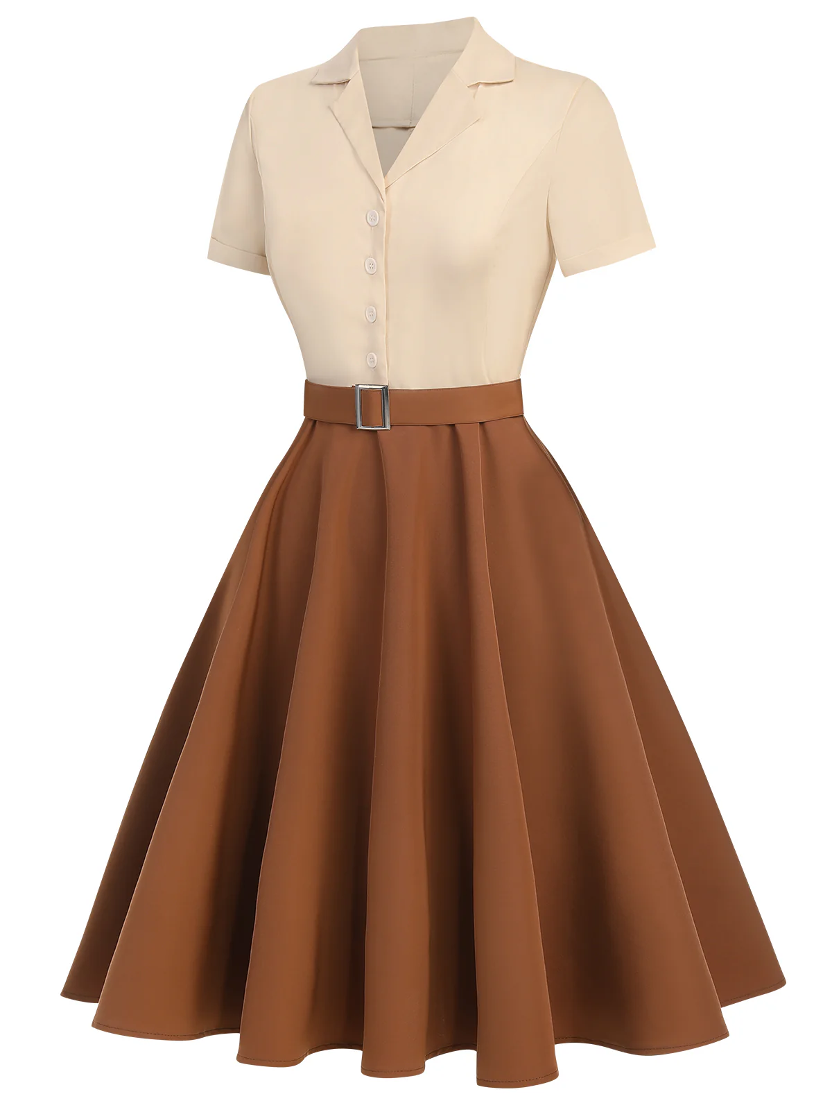 Snow White Style Button 1950s Dress - Image 5
