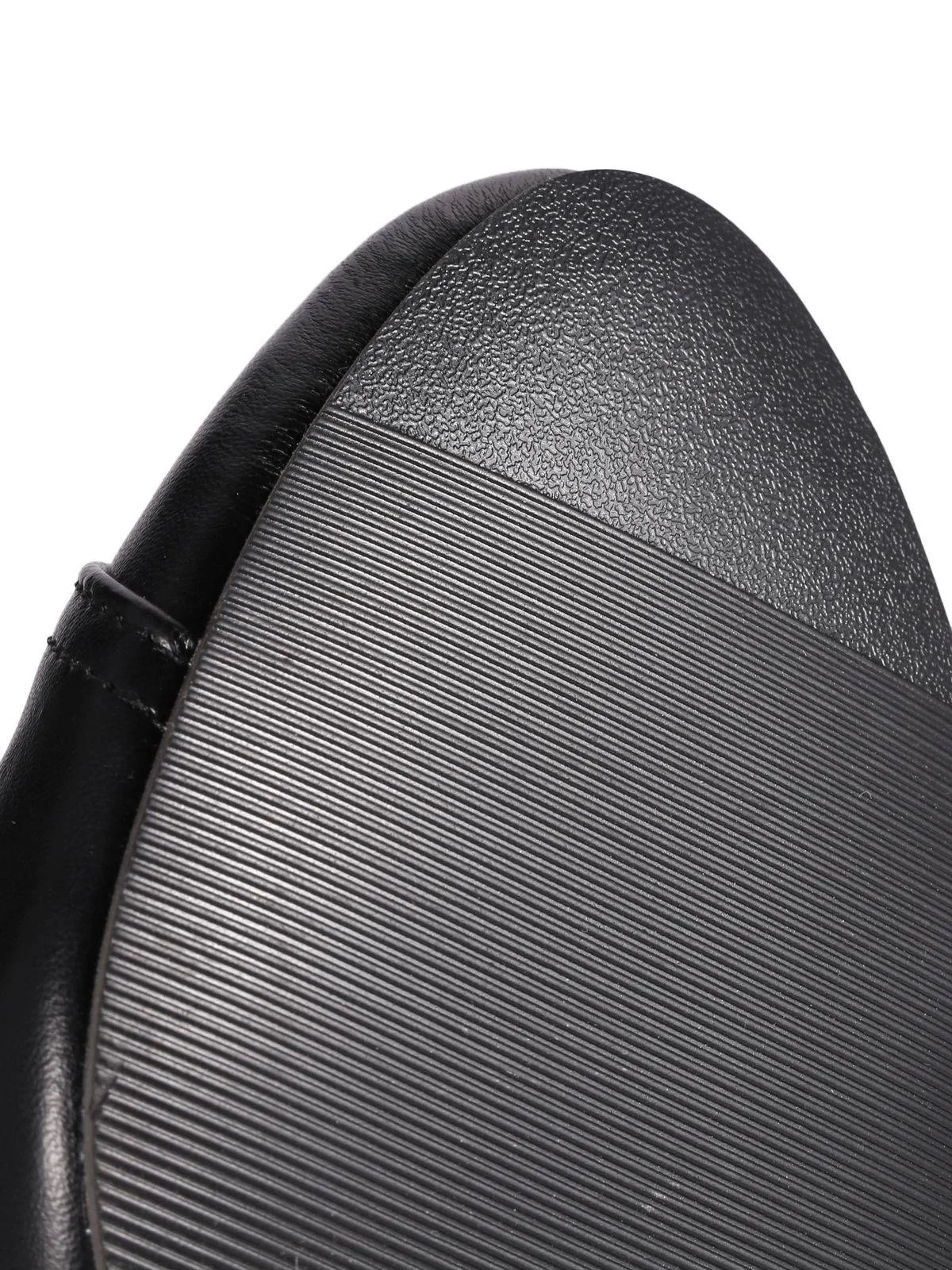 Retro Black T-Strap Chunky Heels Shoes - Image 6