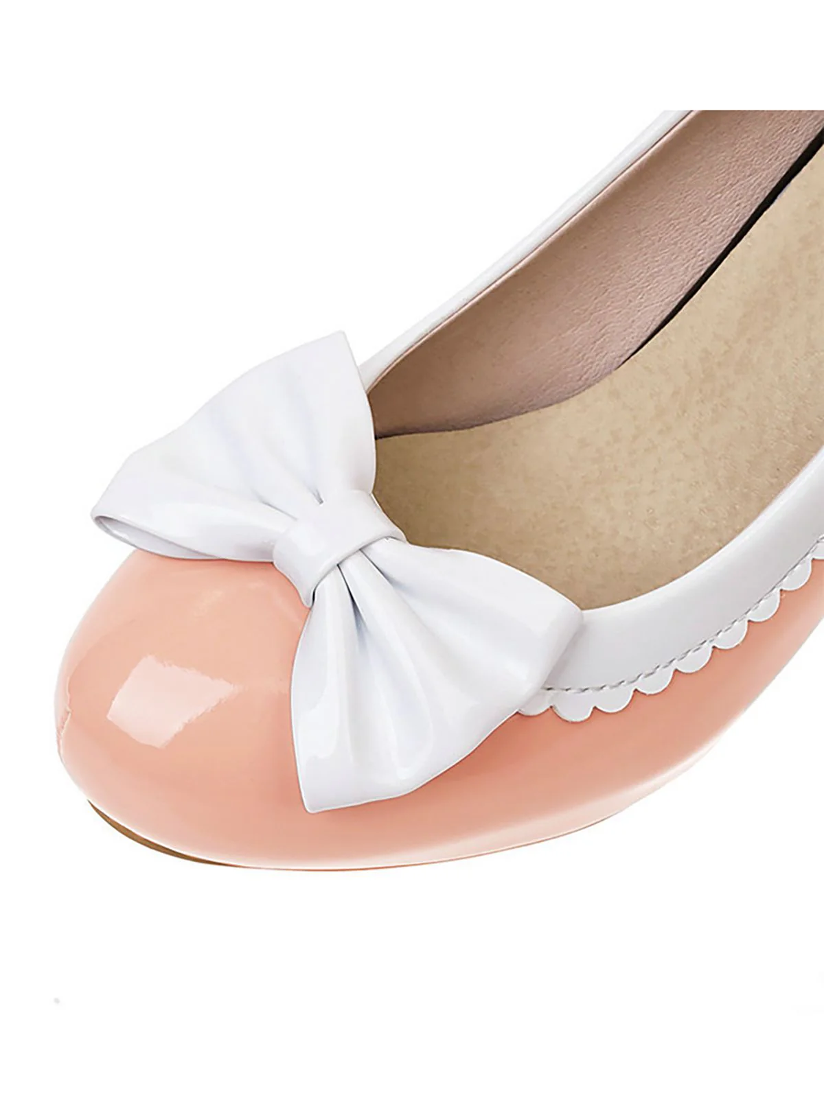 Retro Bowknot High Heels Shoes - Image 11