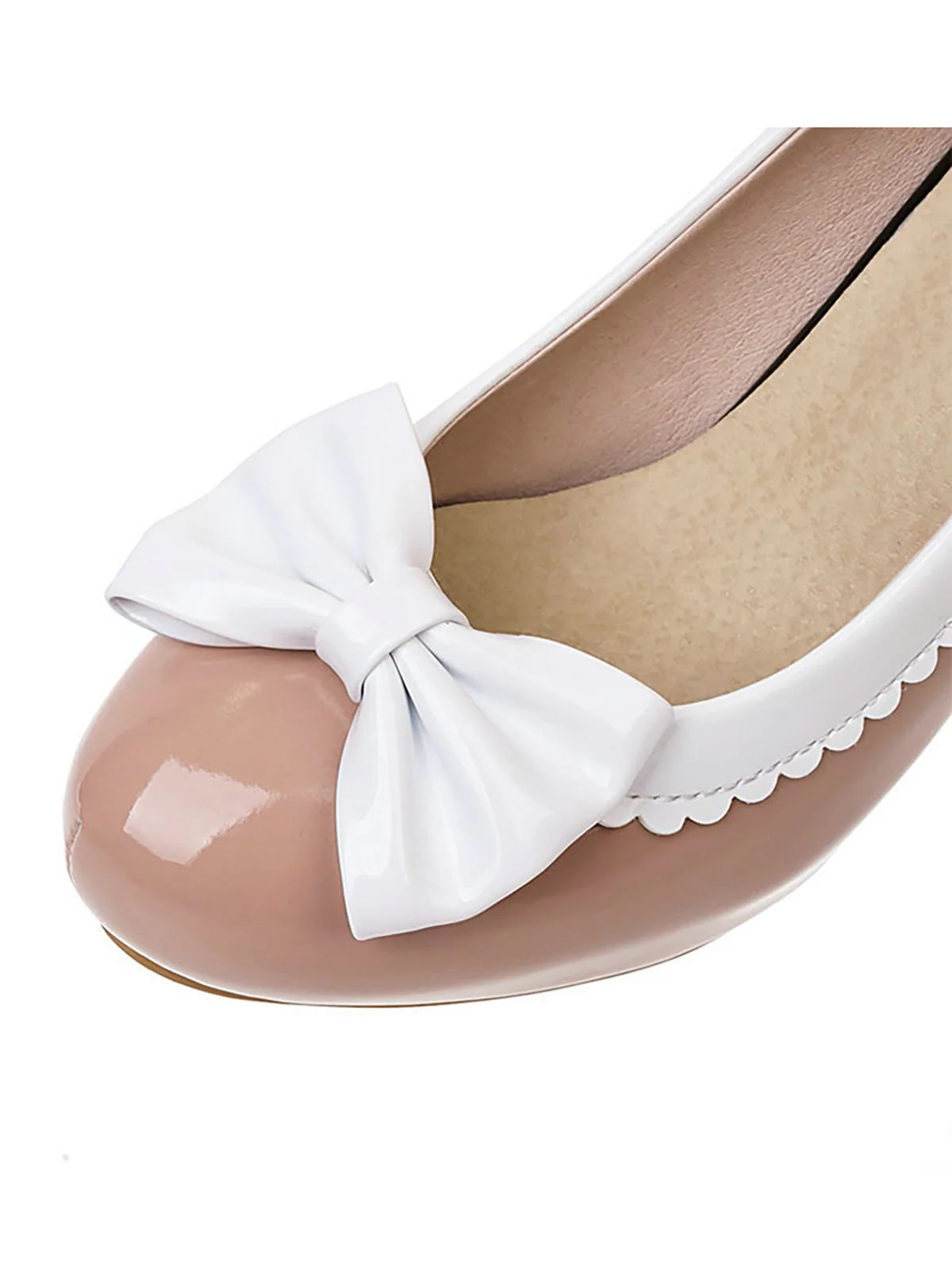 Retro Bowknot High Heels Shoes - Image 15