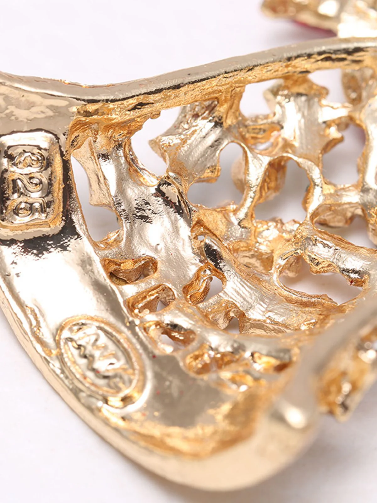 Retro Christmas Bells Rhinestone Brooch - Image 3