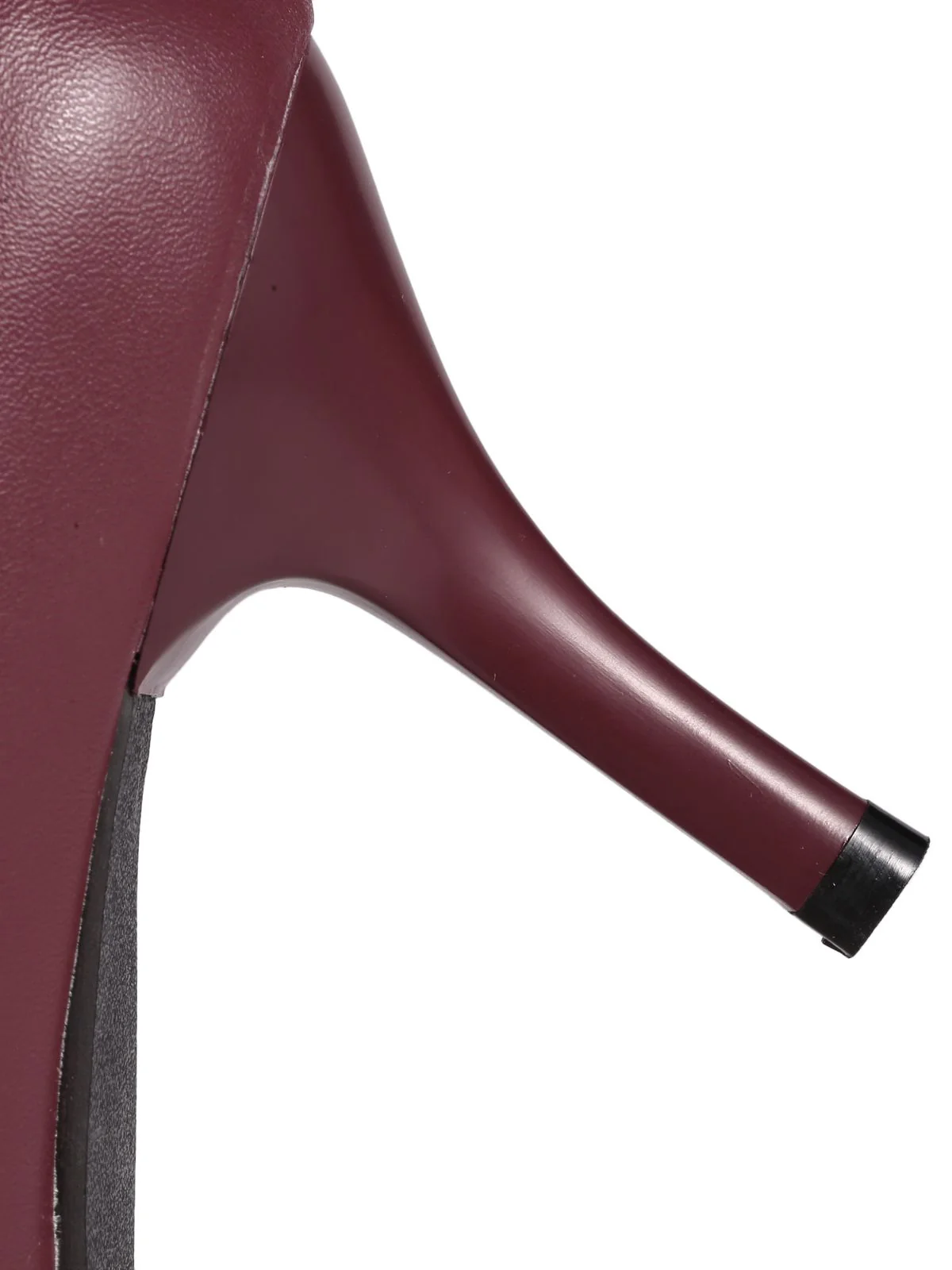 Retro Wine Red Lace-Up Stiletto Shoes - Image 7