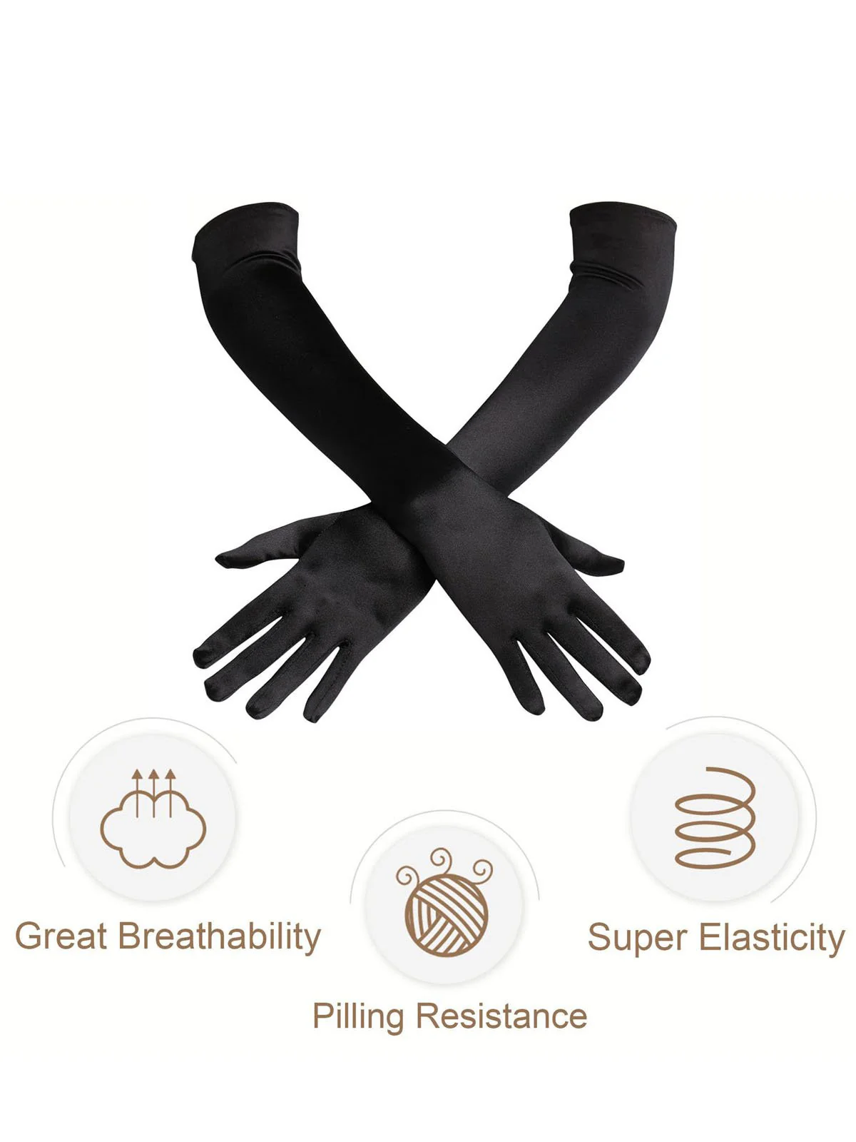 [US Warehouse] Black 1920s Flapper Costume Set - Image 5