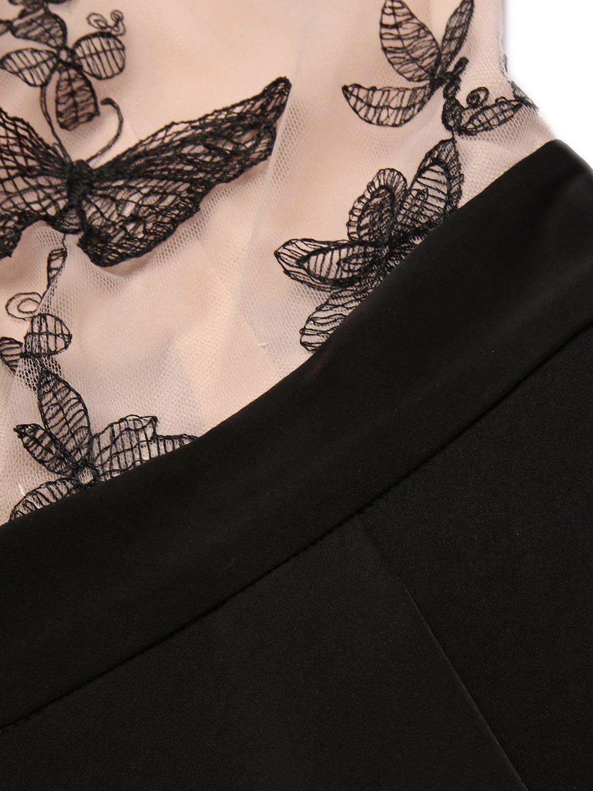 1930s One-shoulder Lace Butterfly Jumpsuit - Image 6