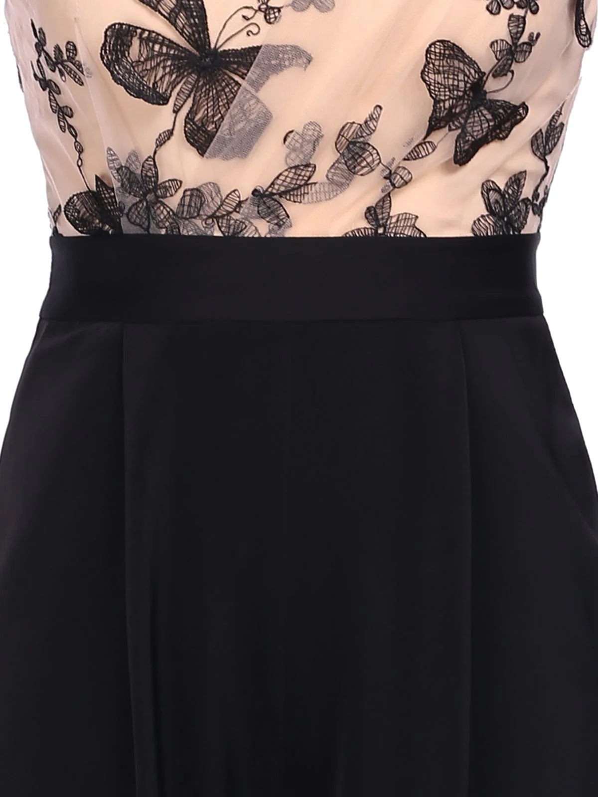 1930s One-shoulder Lace Butterfly Jumpsuit - Image 7