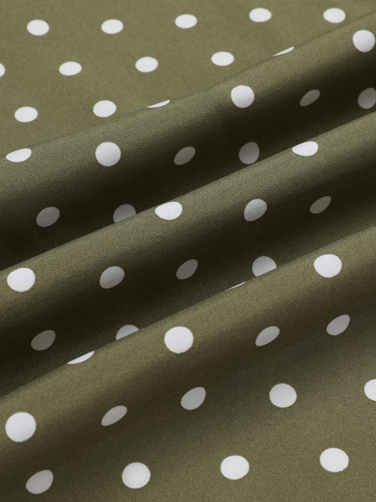 1930s Polka Dot Belt Jumpsuit - Image 5