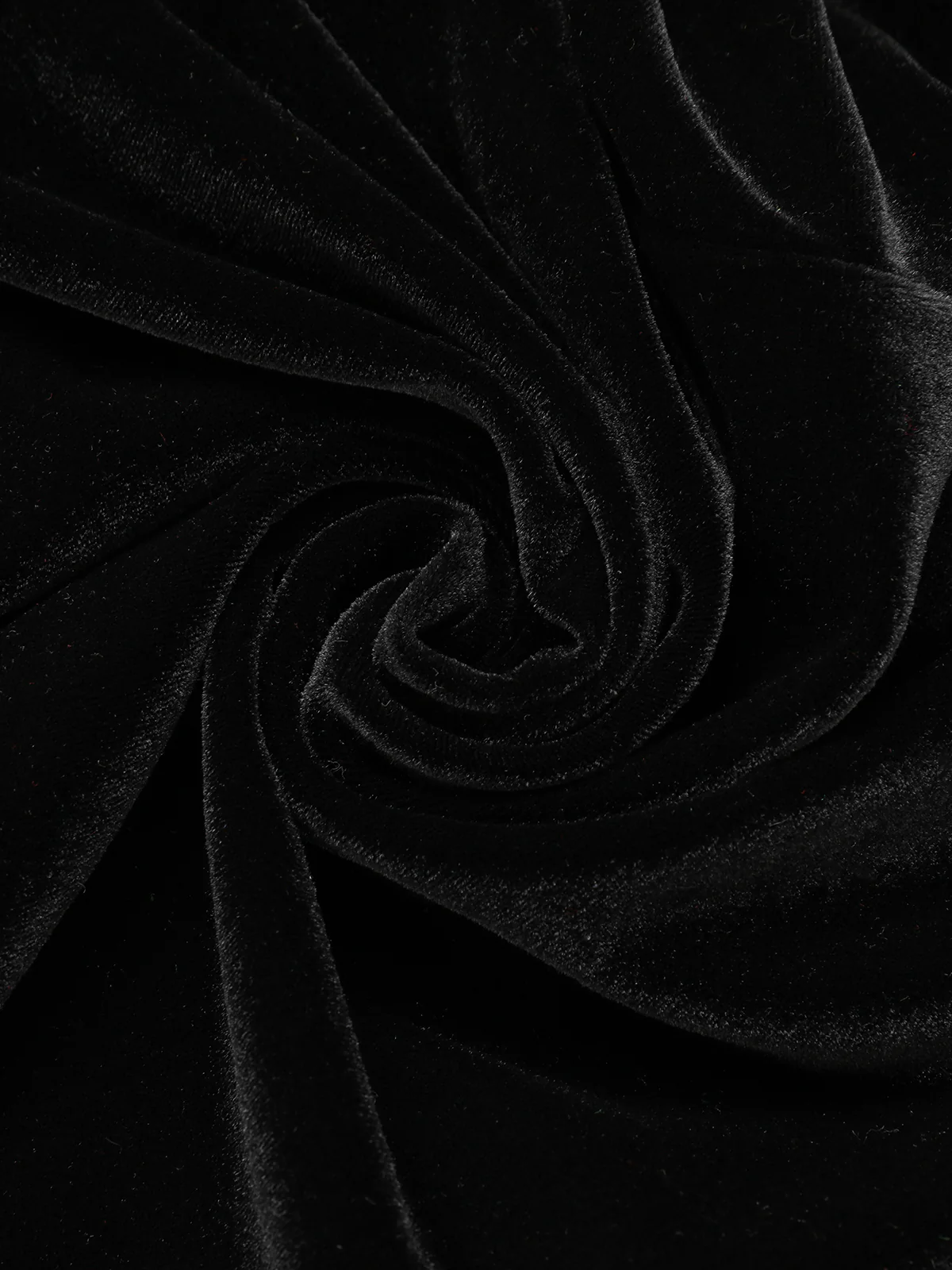 2PCS Black 1960s Solid Dress & Plush Cape - Image 10