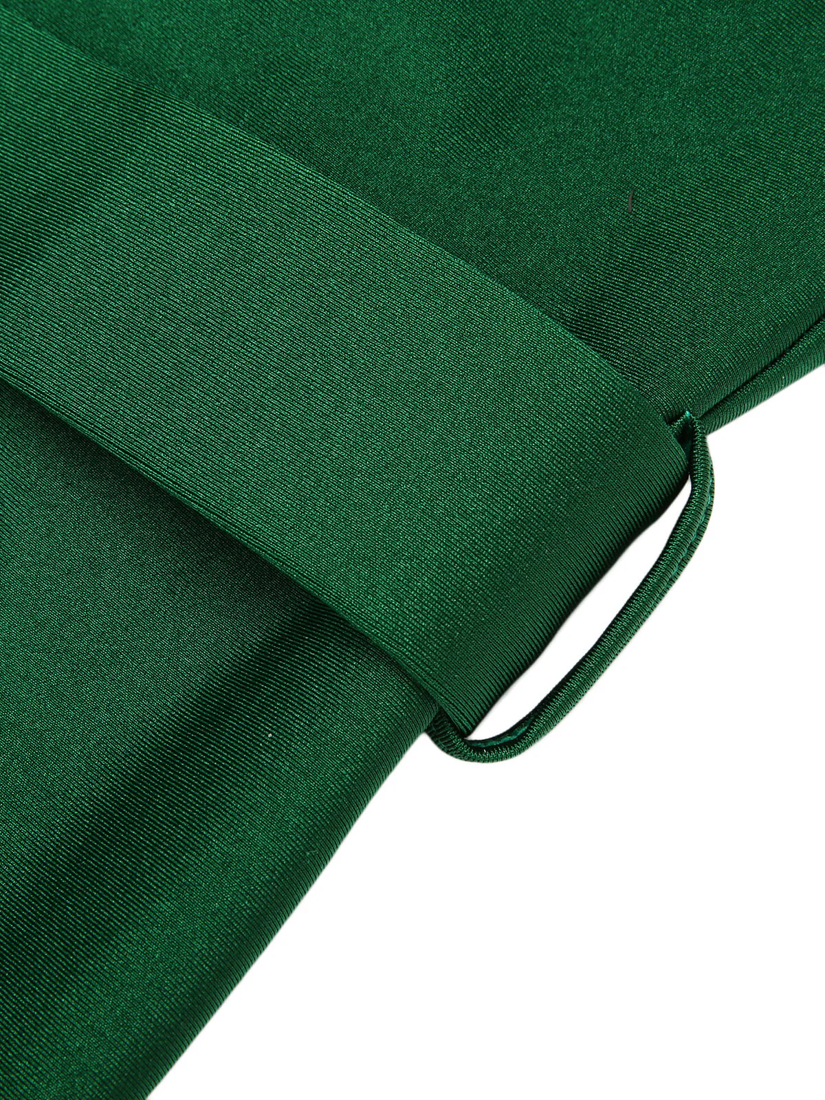 Green 1940s Sleeveless Backless Halter Swimsuit - Image 5