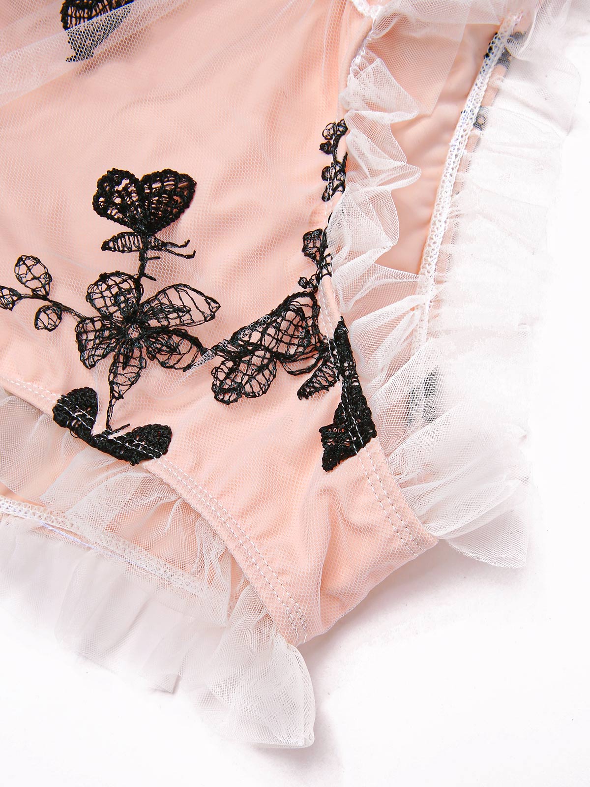 1950s Lace Strawberry Cami Tankini Set - Image 14