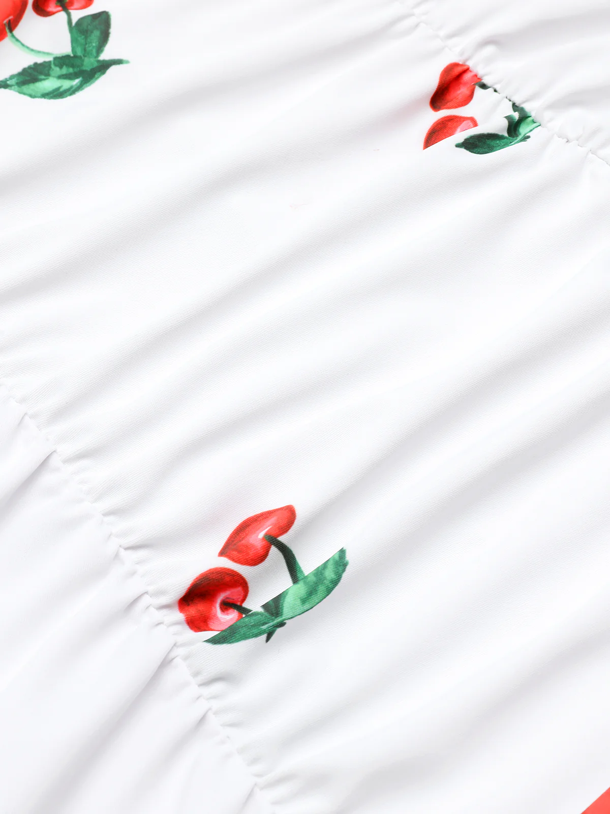 Retro 1950s Cherry Summer One-piece Swimsuit - Image 5