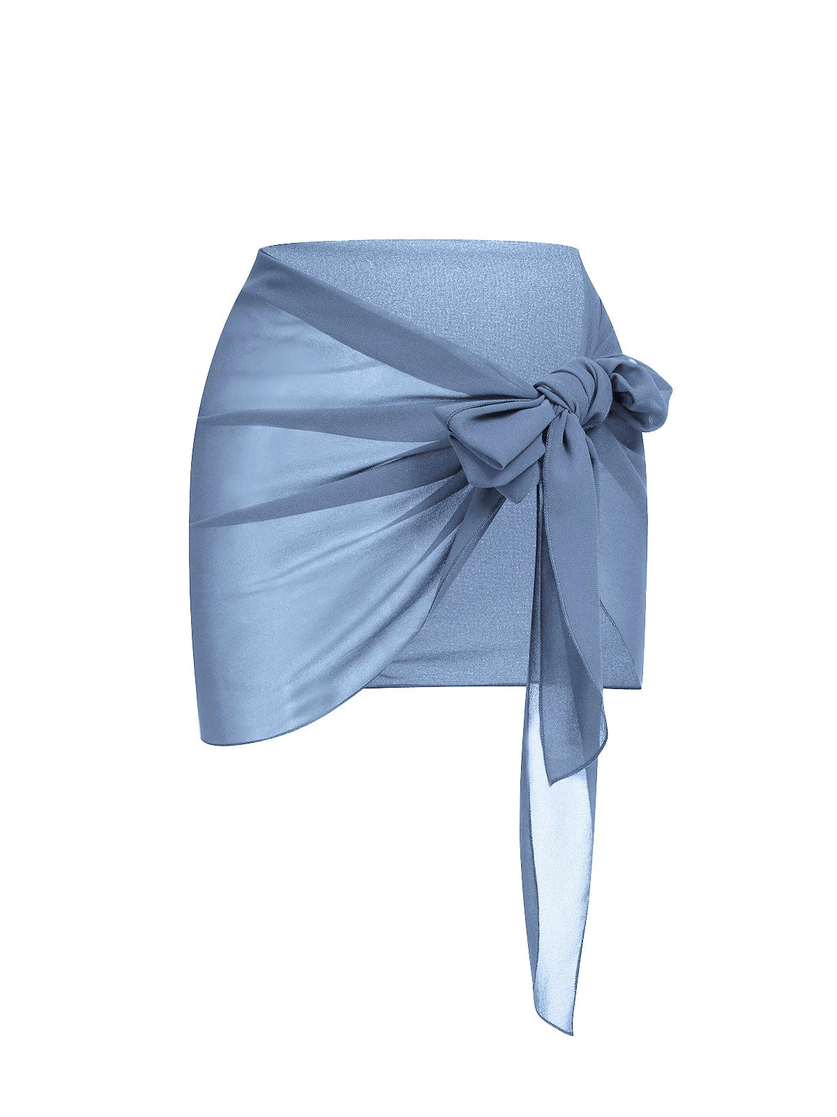 Vintage Solid Chiffon Sun Protection Cover-up - Image 11