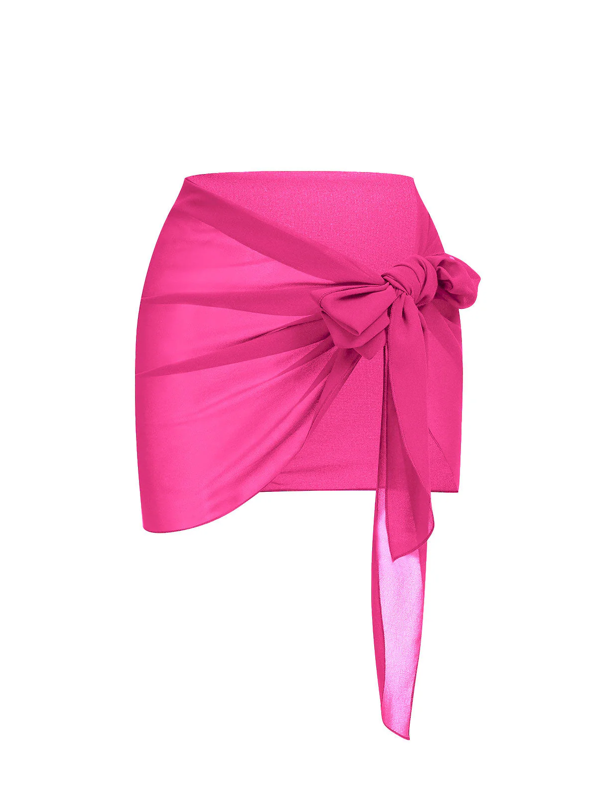 Vintage Solid Chiffon Sun Protection Cover-up - Image 12