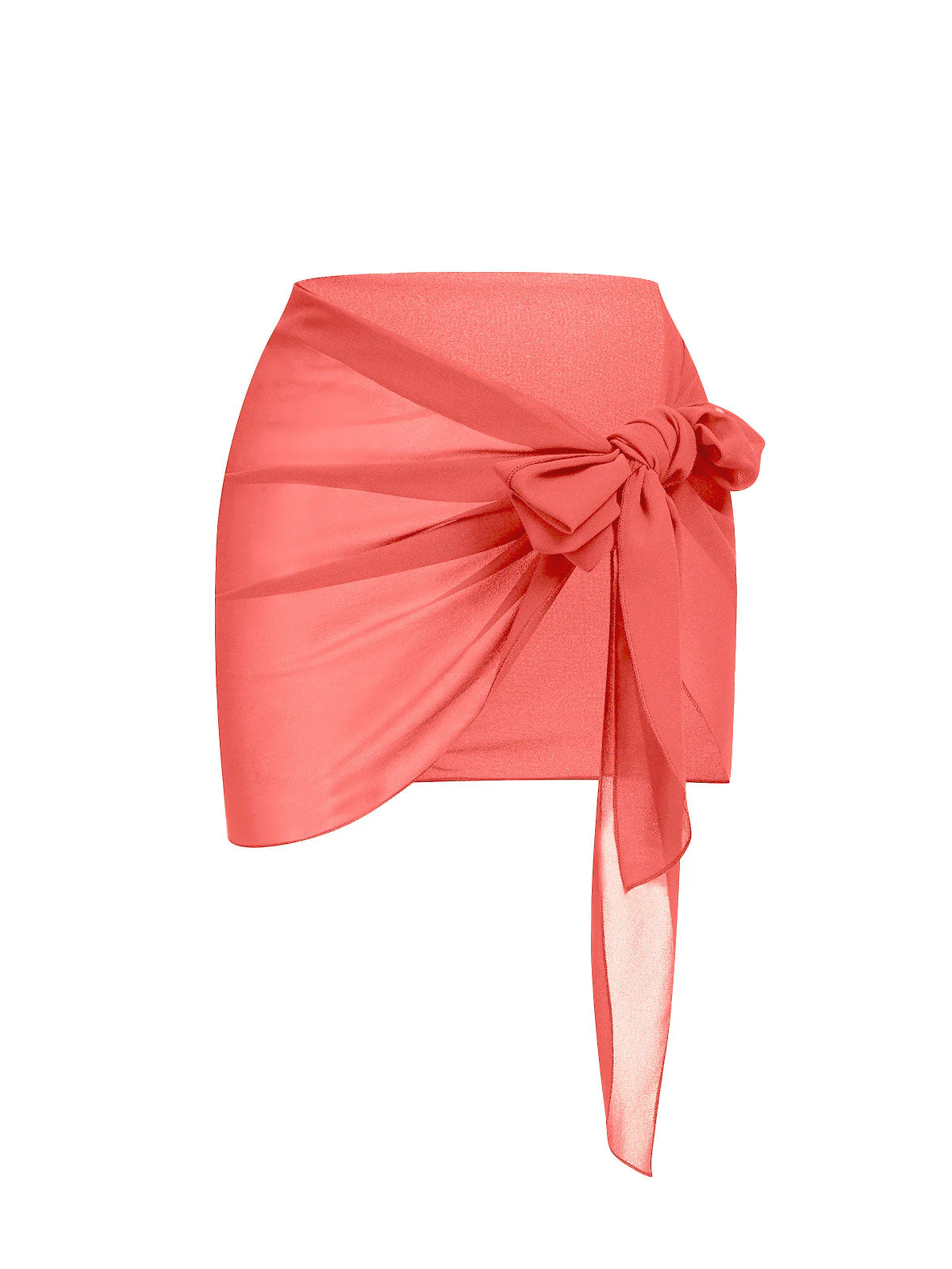 Vintage Solid Chiffon Sun Protection Cover-up - Image 14